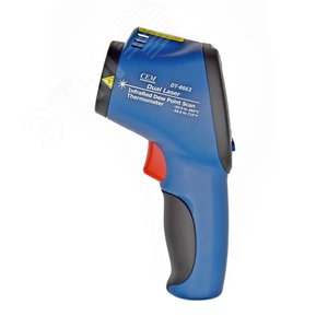 Пирометр с измерением влажности DT-8663 - фото 3