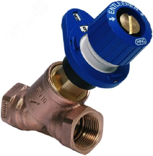 Изображение товара Запорно-балансировочный клапан вн.резьба DN15 PN16 (шт)