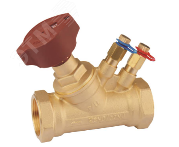 Изображение товара клапан балансировочный ручной xk вр dn15 pn16, kvs 2.52 с изм.нип. тип nb (sbv15hx) (шт)