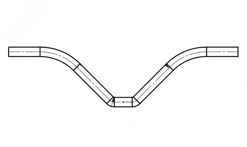 Анкер V-образный ВБ (VB-38х146/6-310S) по чертежу SM-00000142 GMS