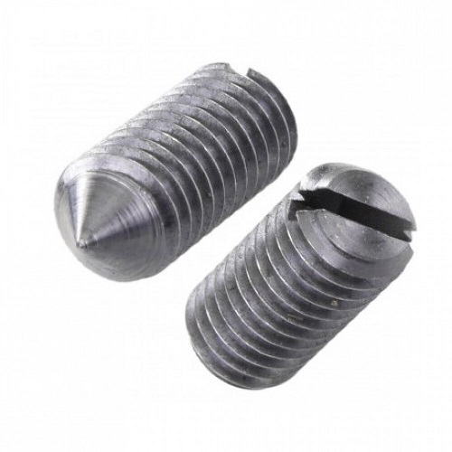 Винт М10-6gх10.22Н.35 ГОСТ 1476-93 установочный с коническим концом и прямым шлицем