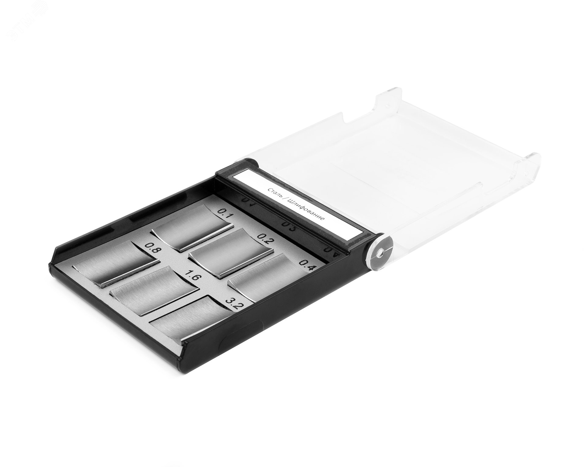 Изображение товара Набор ОШС-ШЦВ Ra (0,1,0,2,0,4,0,8,1,6,3,2) сталь (ГРСИ №79229-20) с поверкой ЧК (шт)