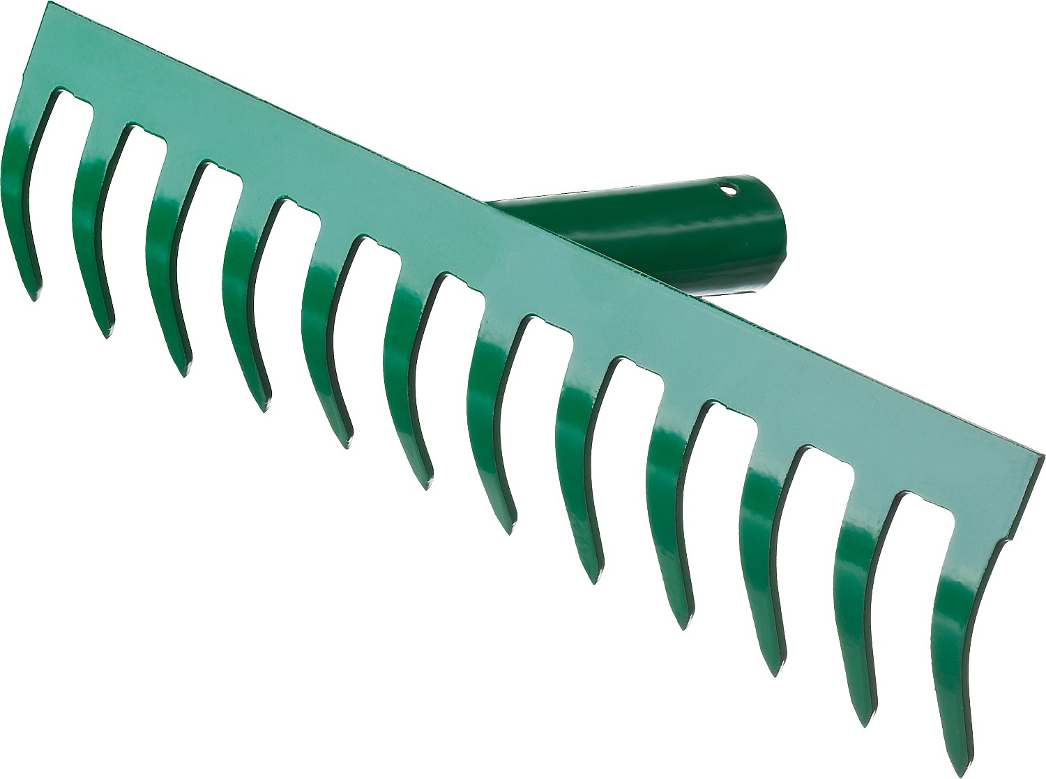 Грабли стальные 312x60 мм, 12 прямых зубцов, без черенка