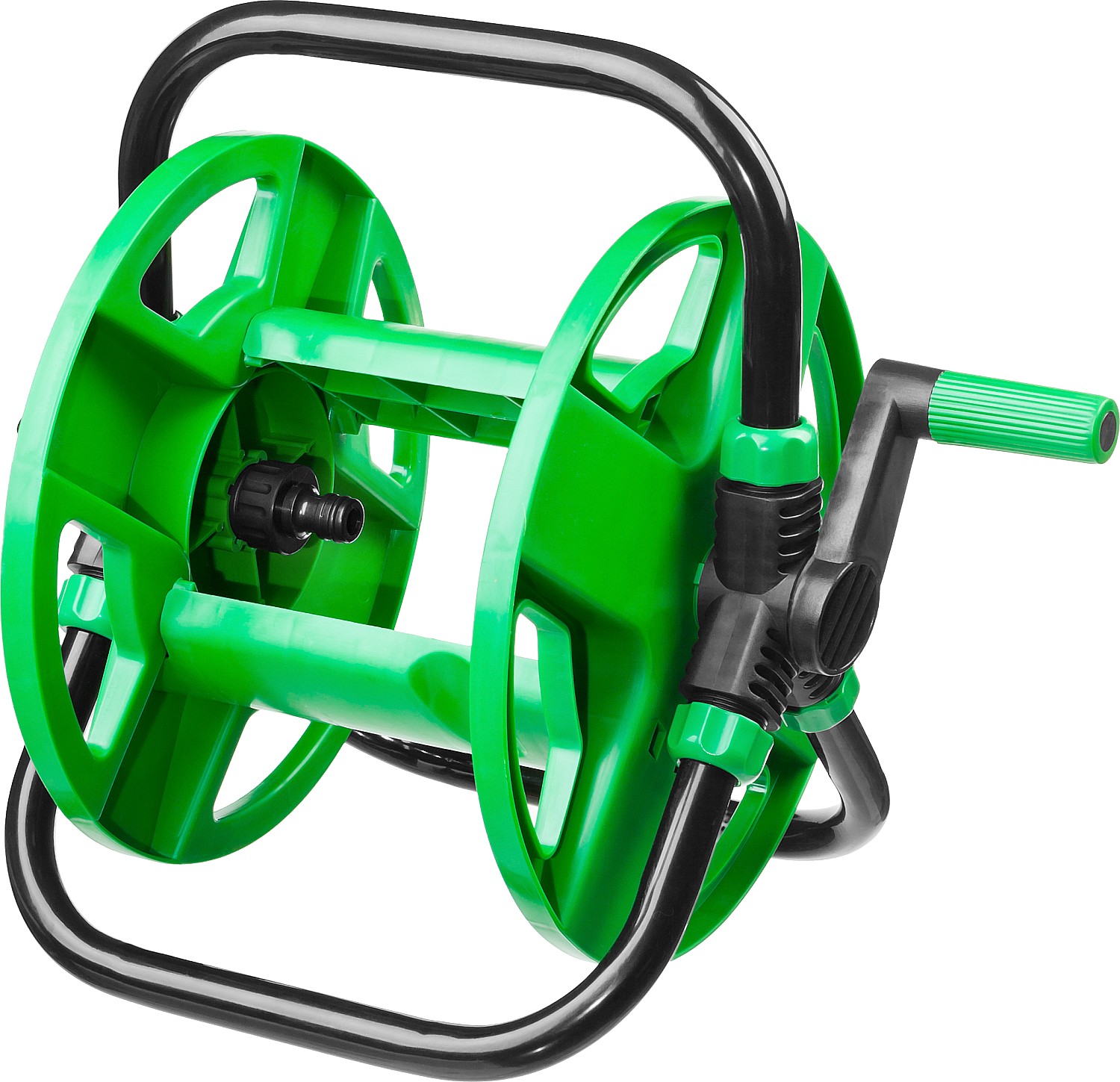 Катушка для шлангов  20м х 1/2', стальные опоры, пластиковый барабан