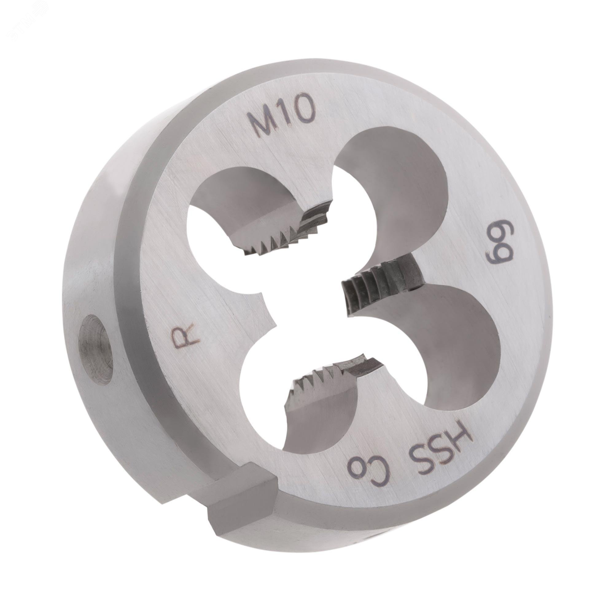 Изображение товара Плашка М10х1,5 HSSE DIN22568 6g 30х11мм (шт)