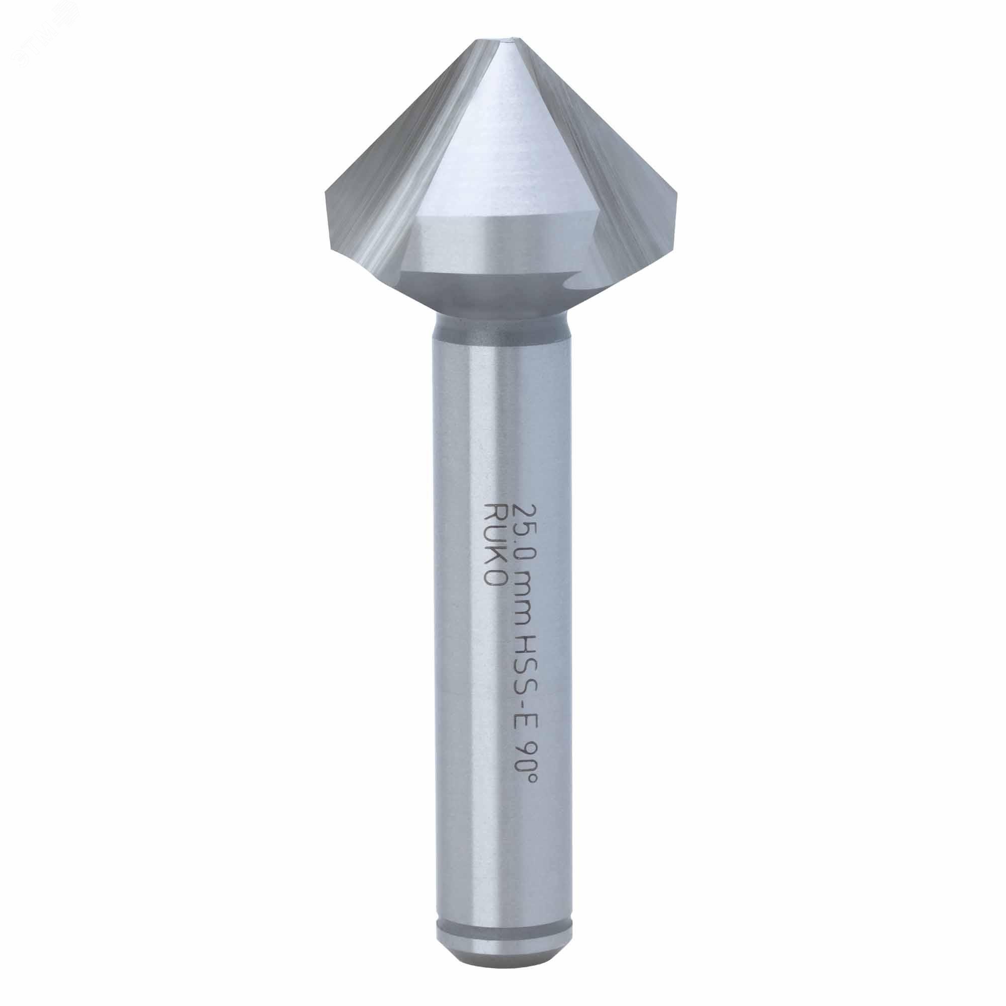 Изображение товара Зенковка по металлу 90° 25 мм HSSE-Co5 3z для точной обработки отверстий