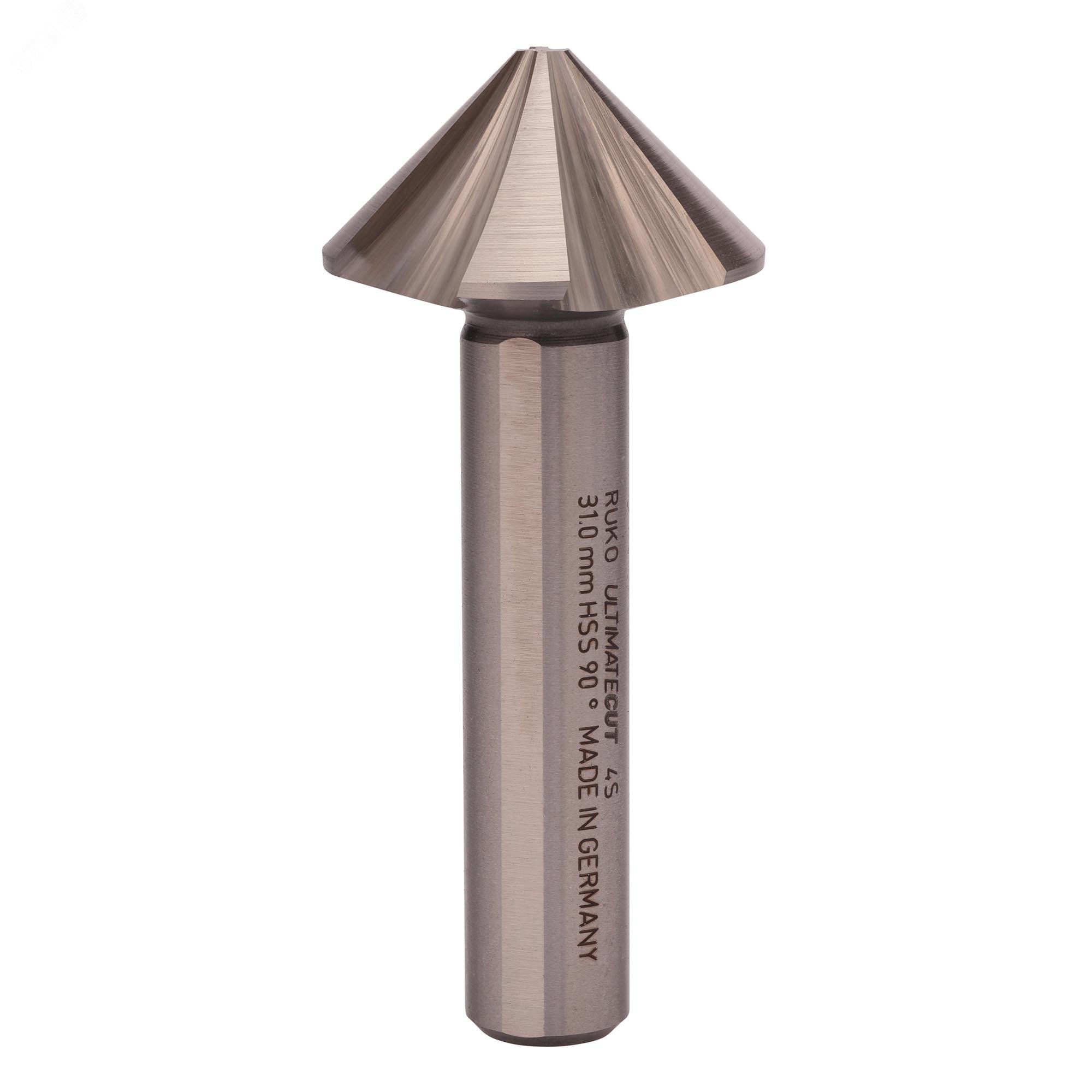 Изображение товара Зенковка по металлу UltimateCut 4S 90° 31,0мм HSS-G 4z (шт)