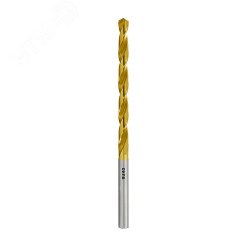 Изображение товара Сверло по металлу удлиненное 10,5x184/121мм DIN340 HSS-G TiN 118° (шт)