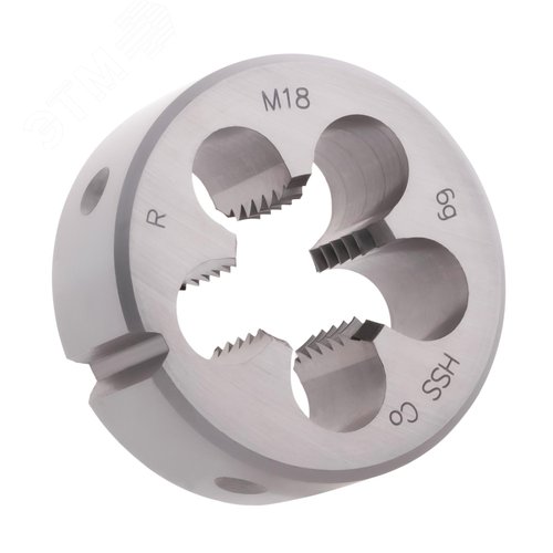 Изображение товара Плашка М18х2,5 HSSE DIN22568 6g 45х18мм (шт)