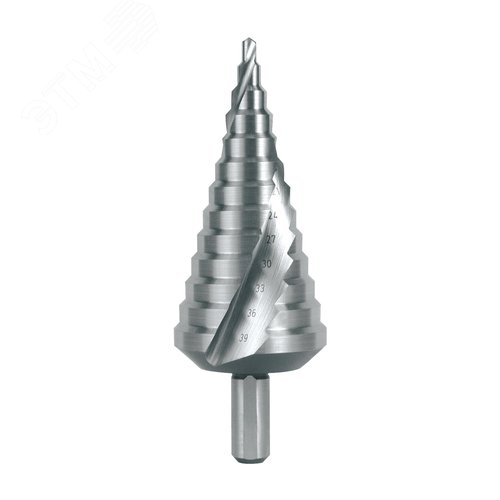 Изображение товара Сверло ступенчатое по металлу 4-39мм HSSE-Co5 (шт)
