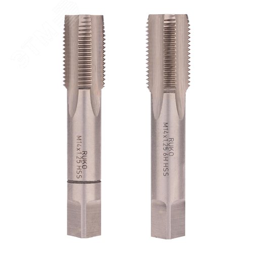 Изображение товара Набор метчиков 2шт М14х1,25 DIN2181 6h HSS-G (комплект)