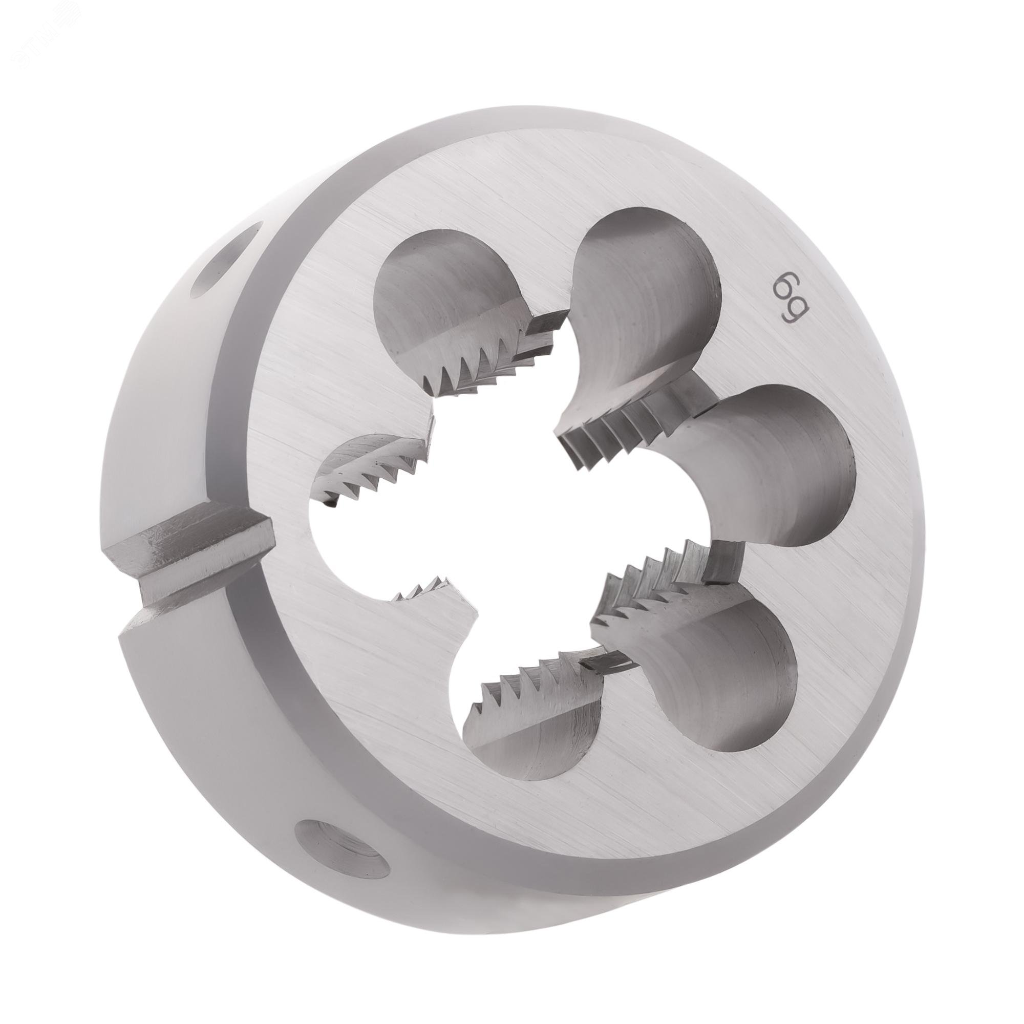 Изображение товара Плашка дюймовая UNC 1,0 8 HSS диаметром 55 мм для нарезания резьбы