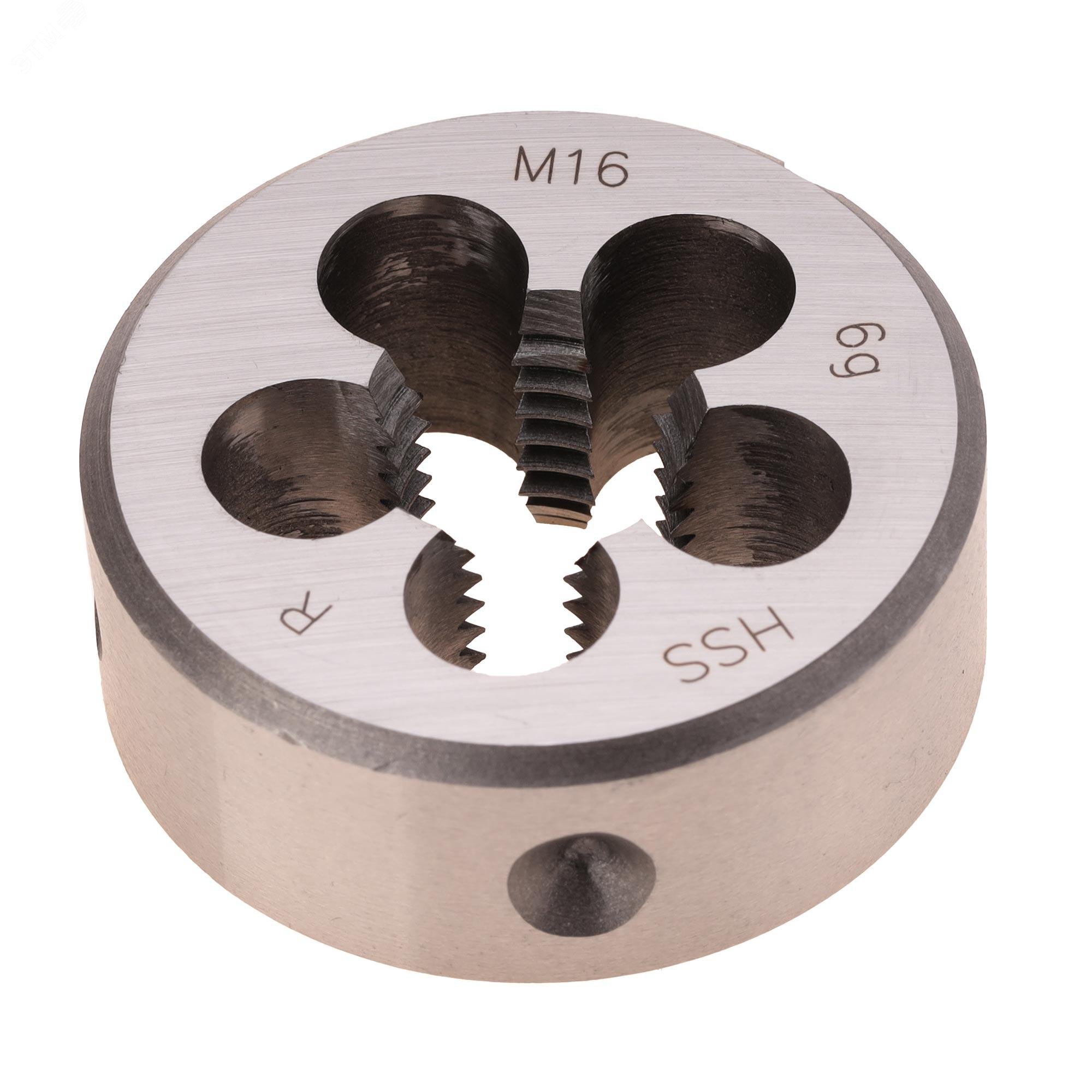 Изображение товара Плашка М16х2,0 HSS DIN22568 6g 45х18мм (шт)
