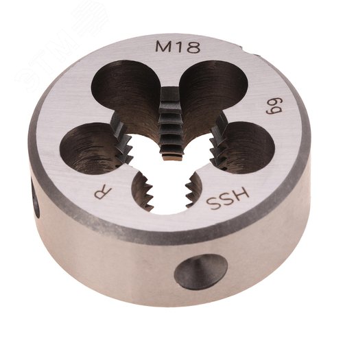 Изображение товара Плашка М18х2,5 HSS DIN22568 6g 45х18мм (шт)