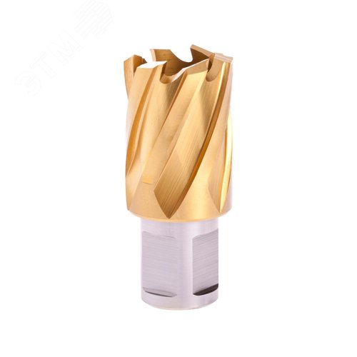 Изображение товара Сверло корончатое по металлу 26x30мм Weldon19 HSS-G TiN (шт)