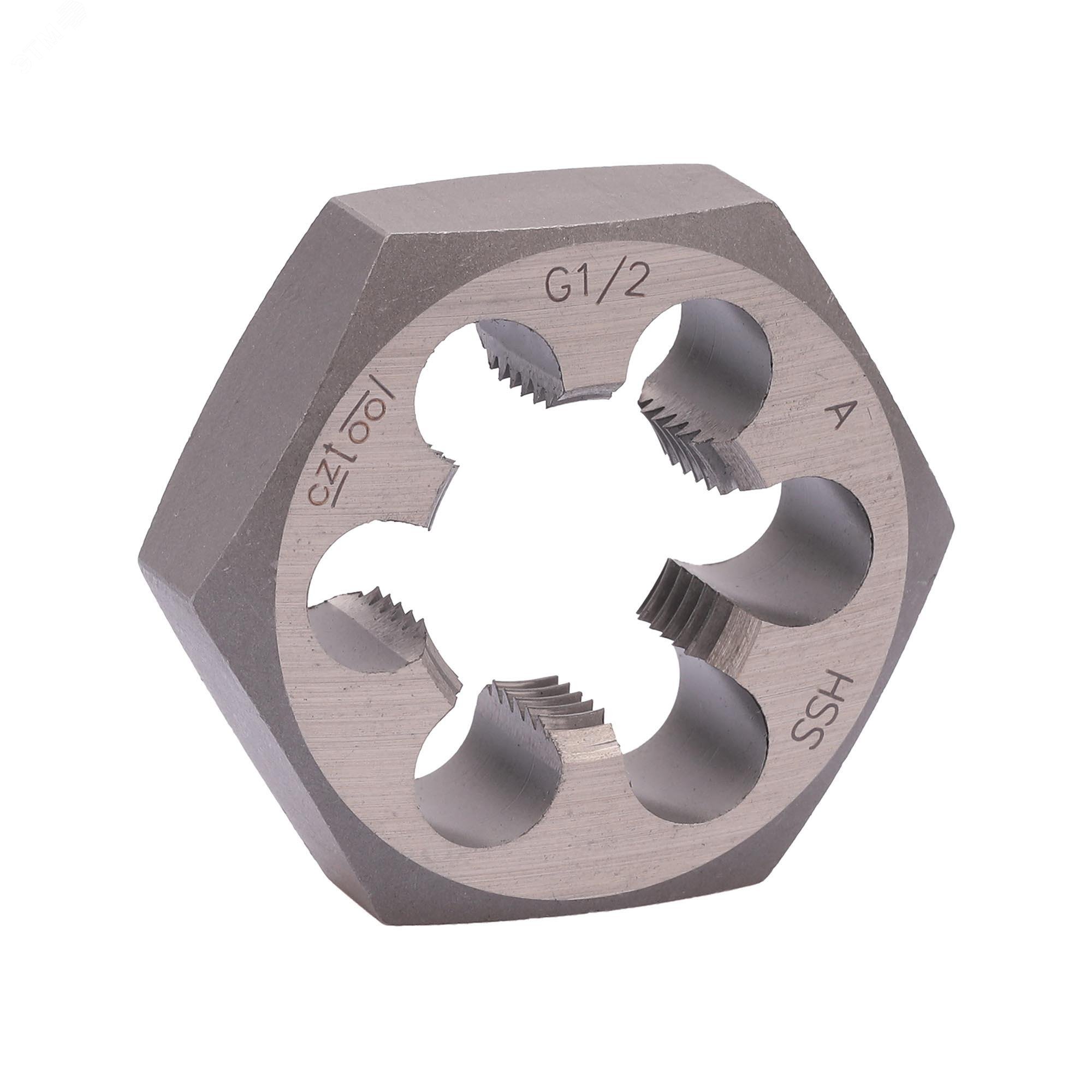 Изображение товара Плашка трубная G 1/2-14 HSS DIN382A 41x14мм высококачественный инструмент