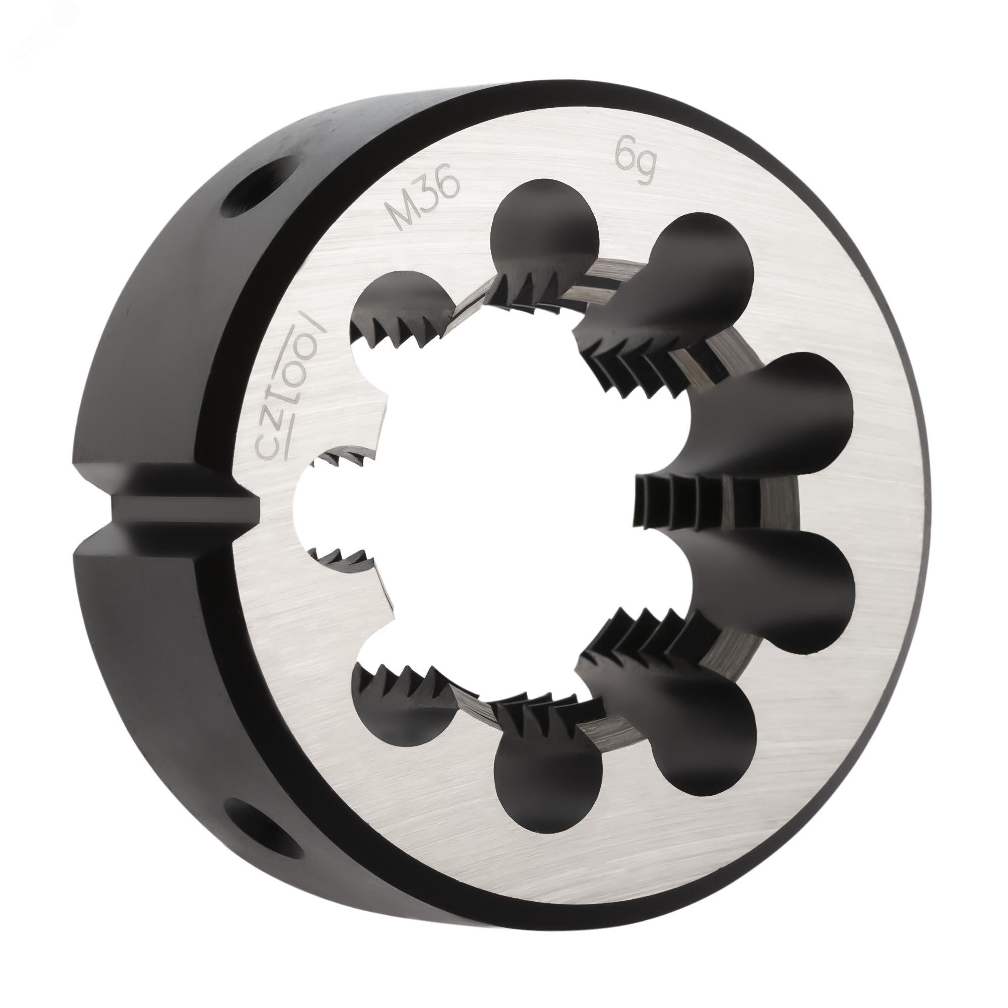 Изображение товара Плашка М36х4,0 115CrV3 DIN22568 для нарезания резьбы сталь и металлы