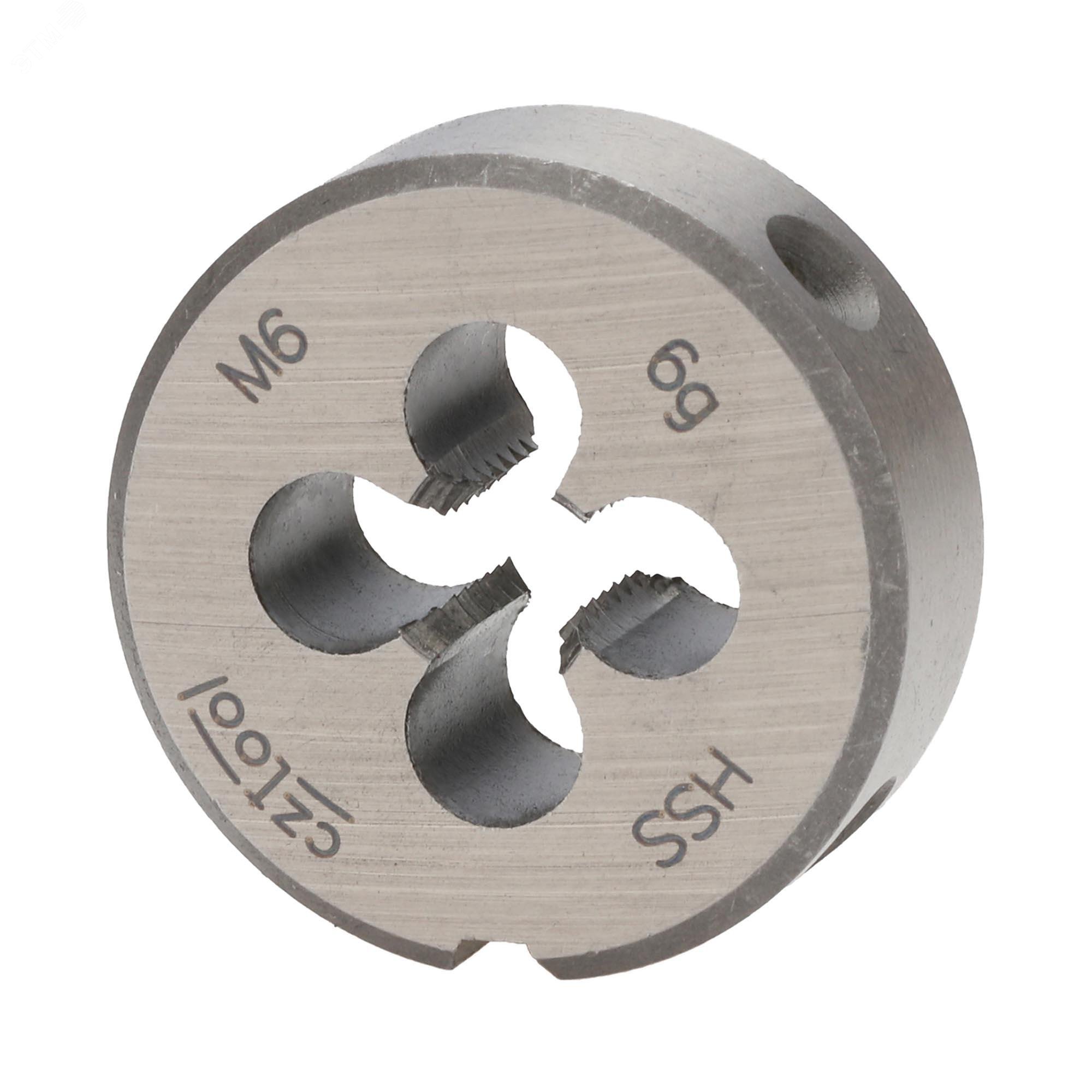 Изображение товара Плашка М6х1,0 HSS PN8/3225 6g 25х9мм (шт)