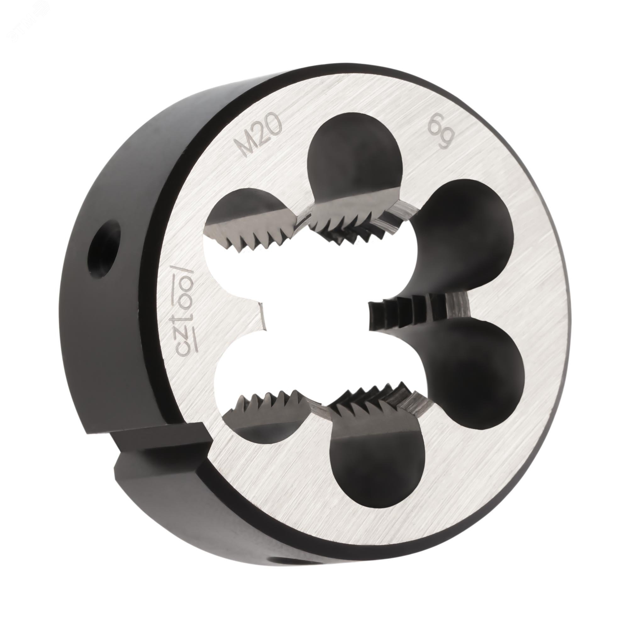 Изображение товара Плашка М20х2,5 115CrV3 DIN22568 6g 45х18мм Bucovice Tools