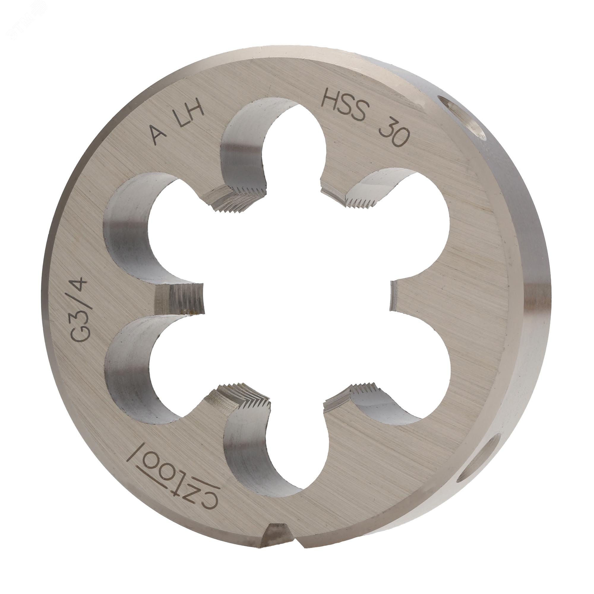 Изображение товара "Плашка трубная левая G 3/4""-14 HSS DIN24231A 55x16мм " (шт)