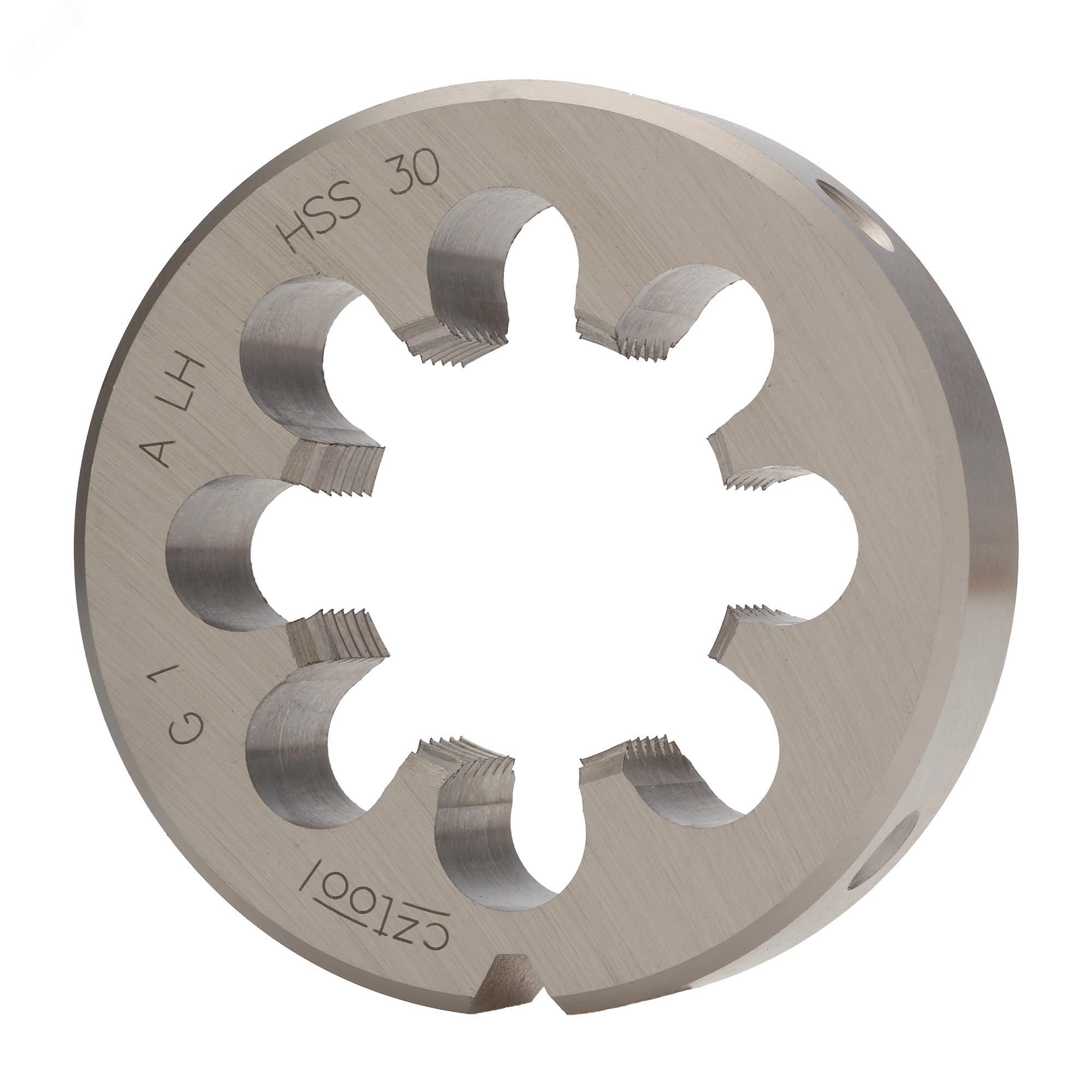 Изображение товара Плашка трубная левая G 1,0"-11 HSS DIN24231A 65x18мм