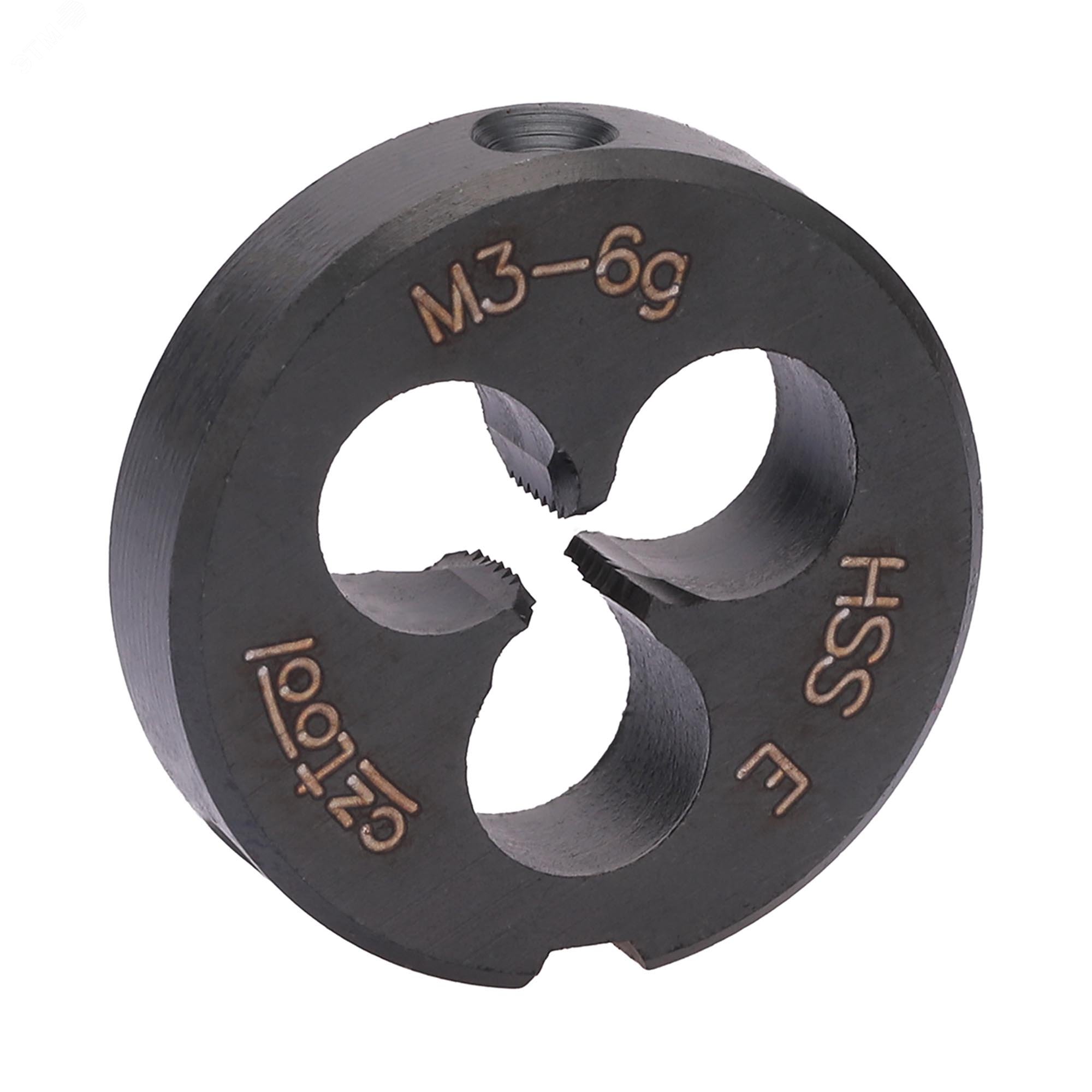 Изображение товара Плашка М3х0,5 HSSE-VA-NT DIN22568 6g 20х5мм (шт)