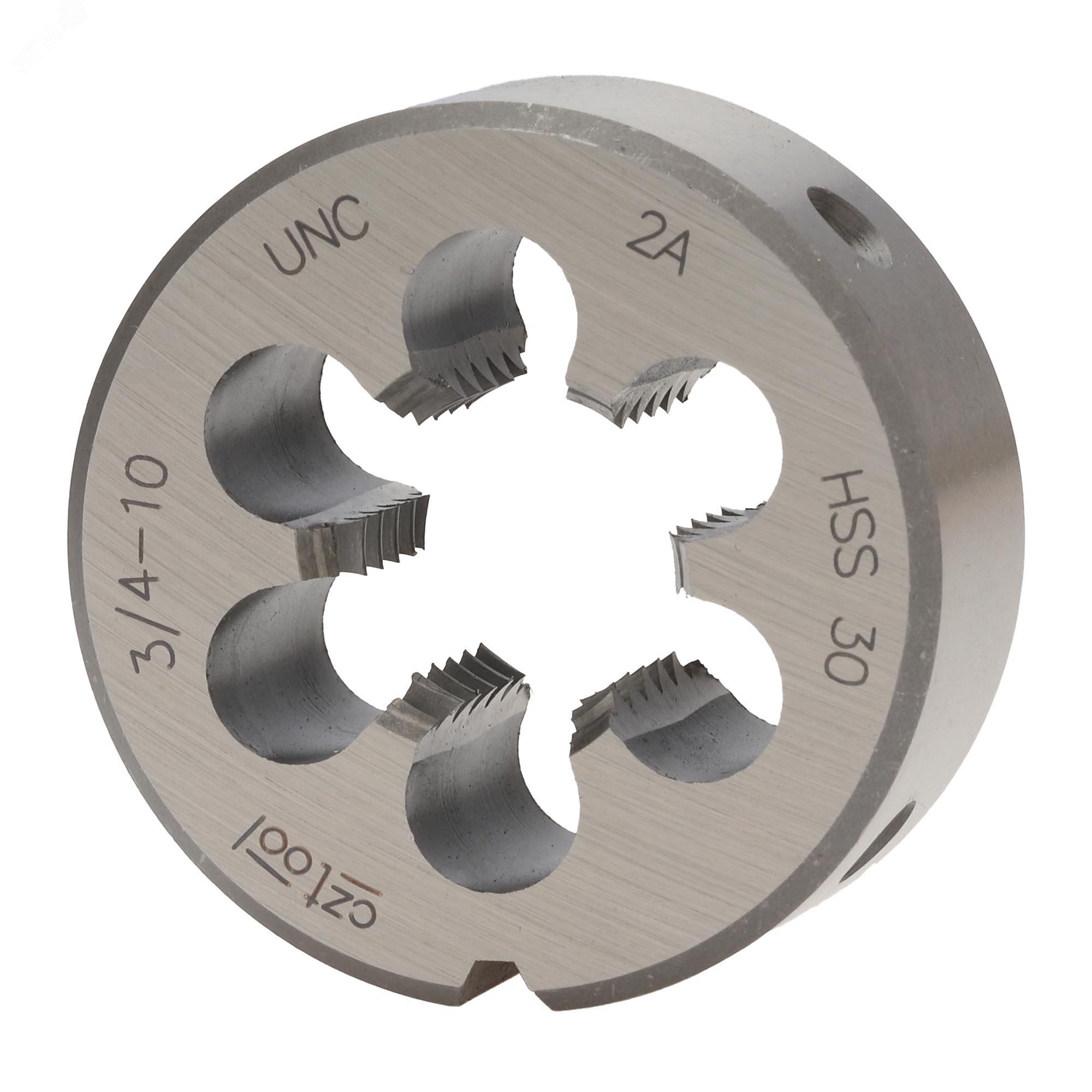 Изображение товара Плашка дюймовая UNC 3/4-10 HSS DIN22568 2A 45x18мм