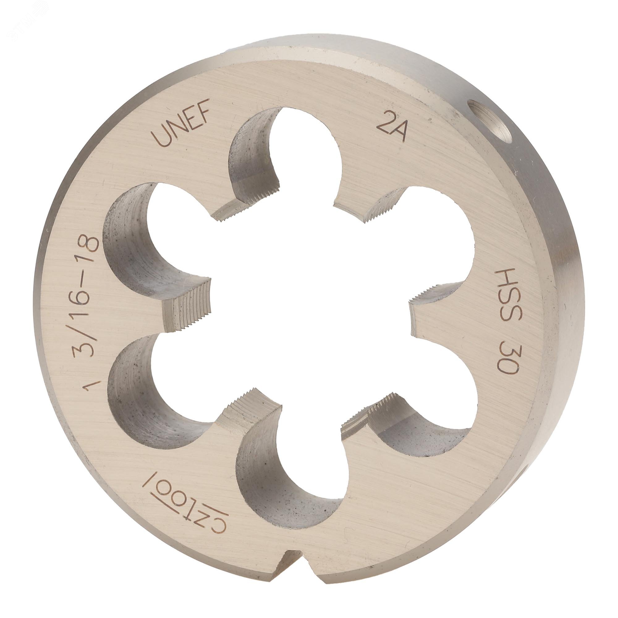 Изображение товара "Плашка дюймовая UNEF 1,3/16""-18 HSS DIN22568 2A 65x25мм " (шт)