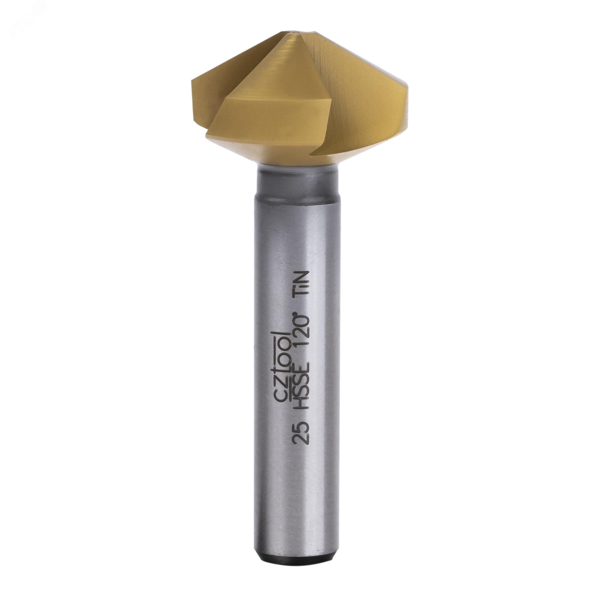 Изображение товара Зенковка по металлу 120° 25,0мм HSSE-Co5 TiN 3z (шт)