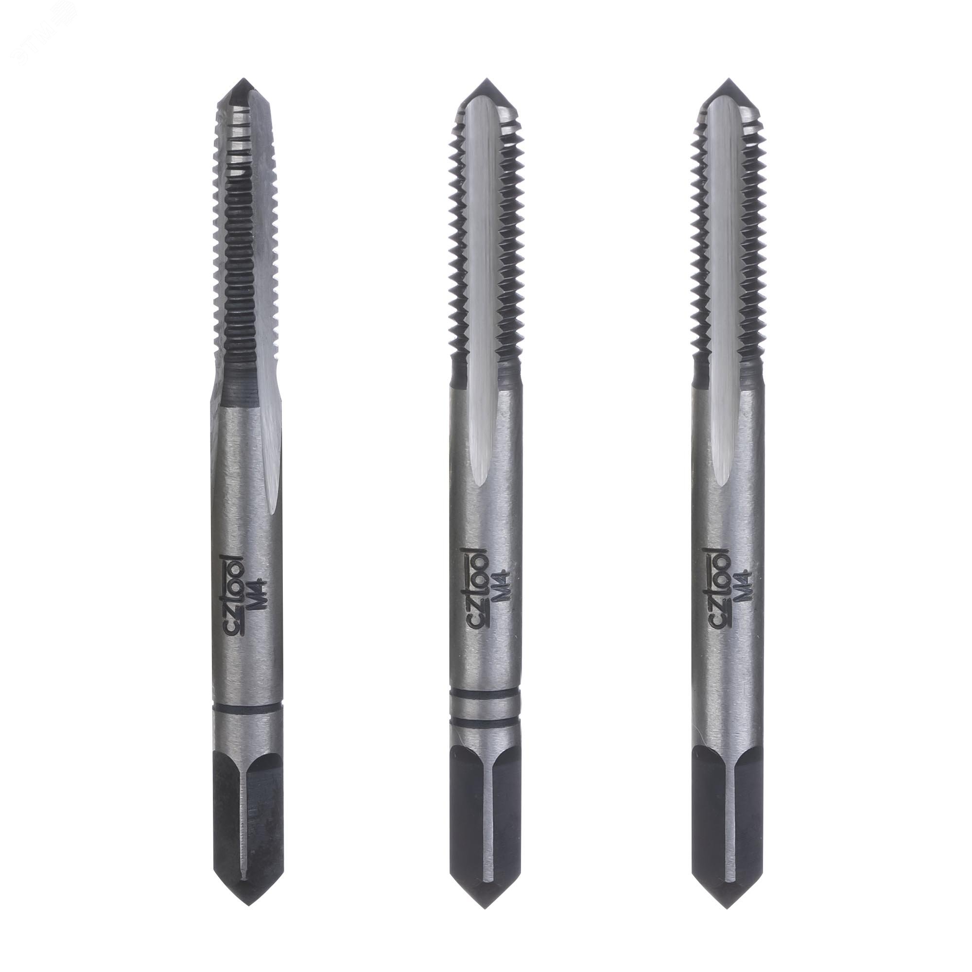 Изображение товара Набор метчиков 3шт М4х0,7 115CrV3 (комплект)