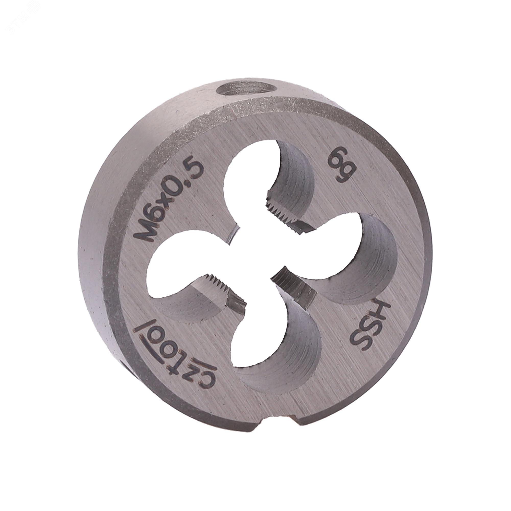 Изображение товара Плашка М6х0,5 HSS DIN22568 6g 20х7мм