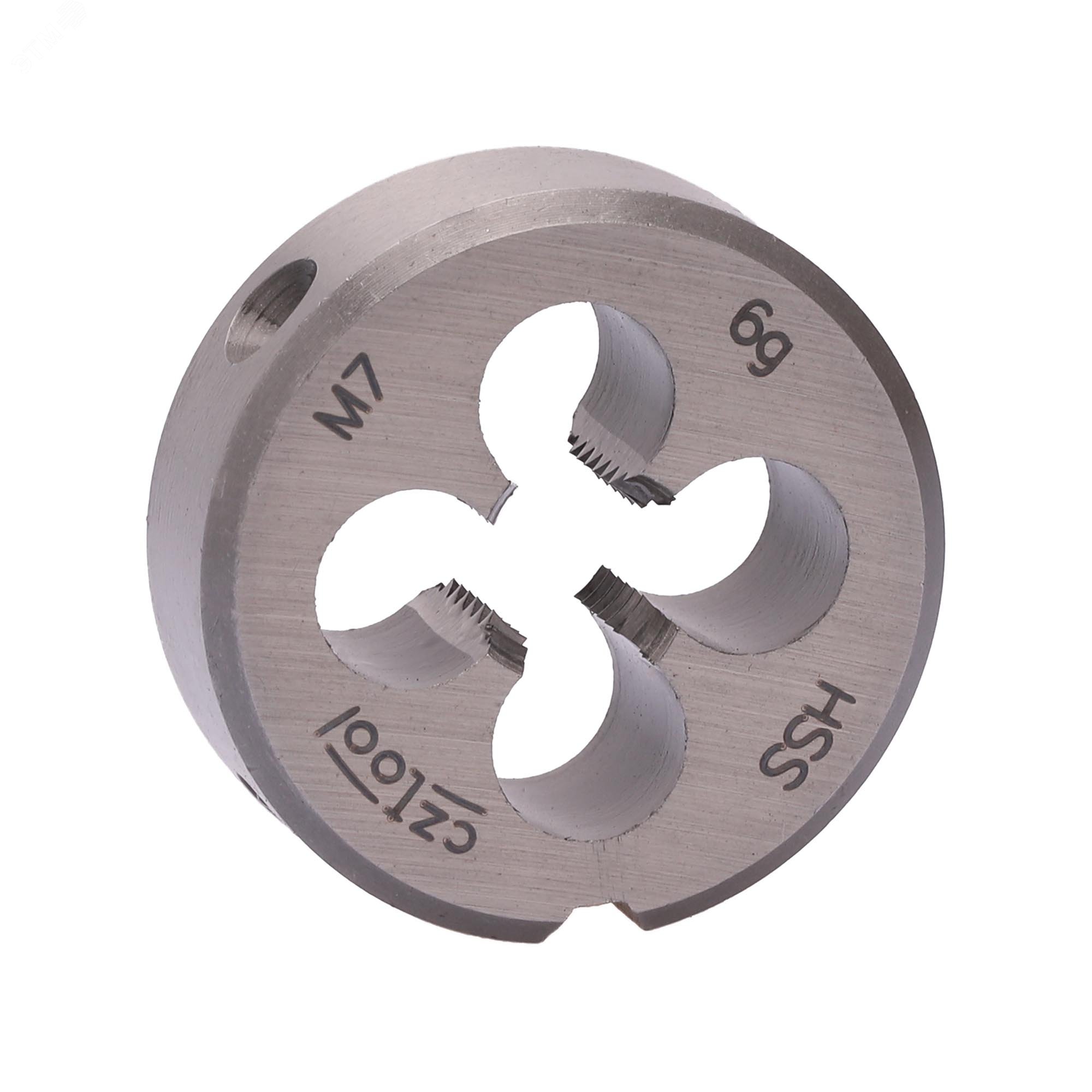 Изображение товара Плашка М7х1,0 HSS DIN22568 25мм для нарезания резьбы в металле