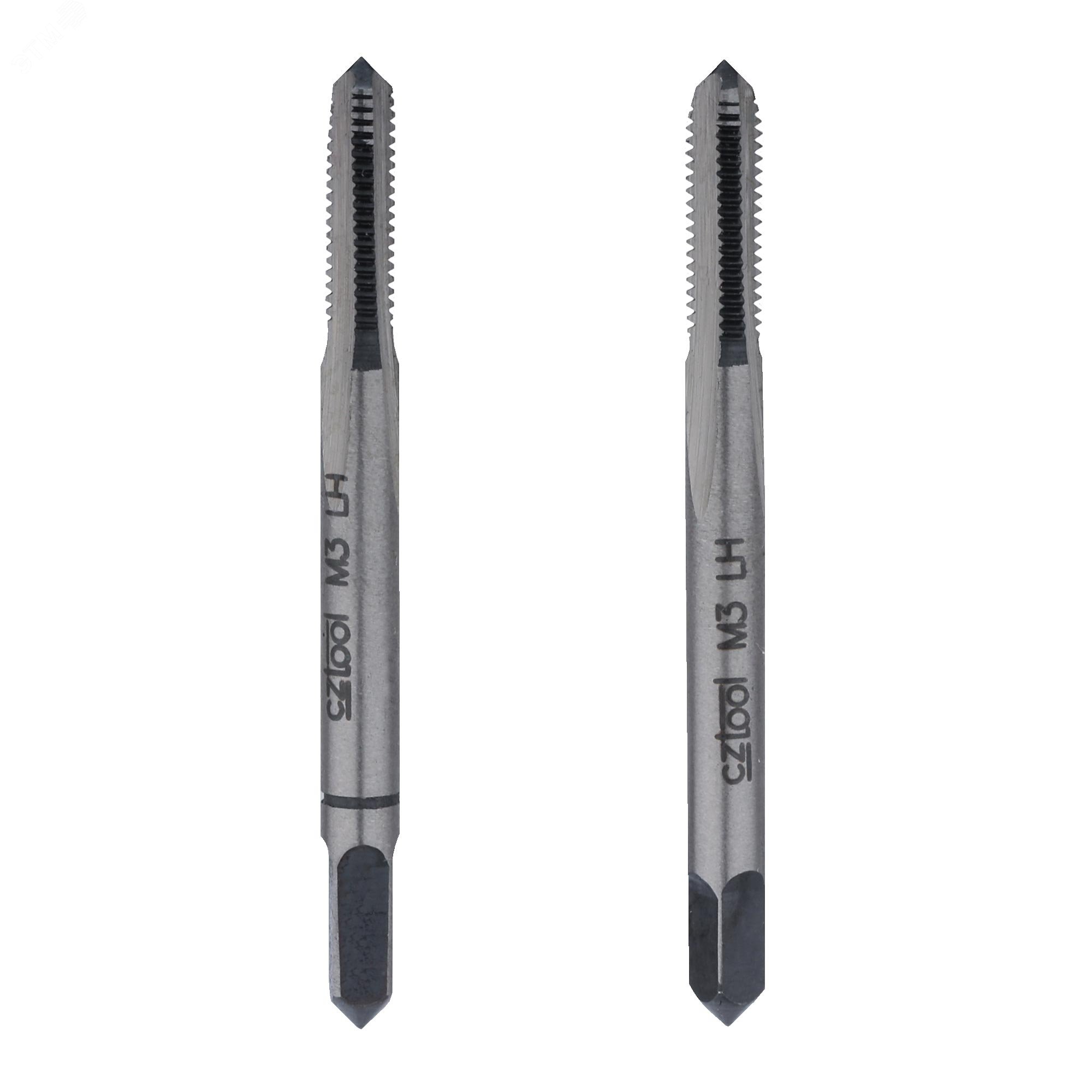 Изображение товара Набор левых метчиков 2шт М3х0,5 115CrV3 (комплект)