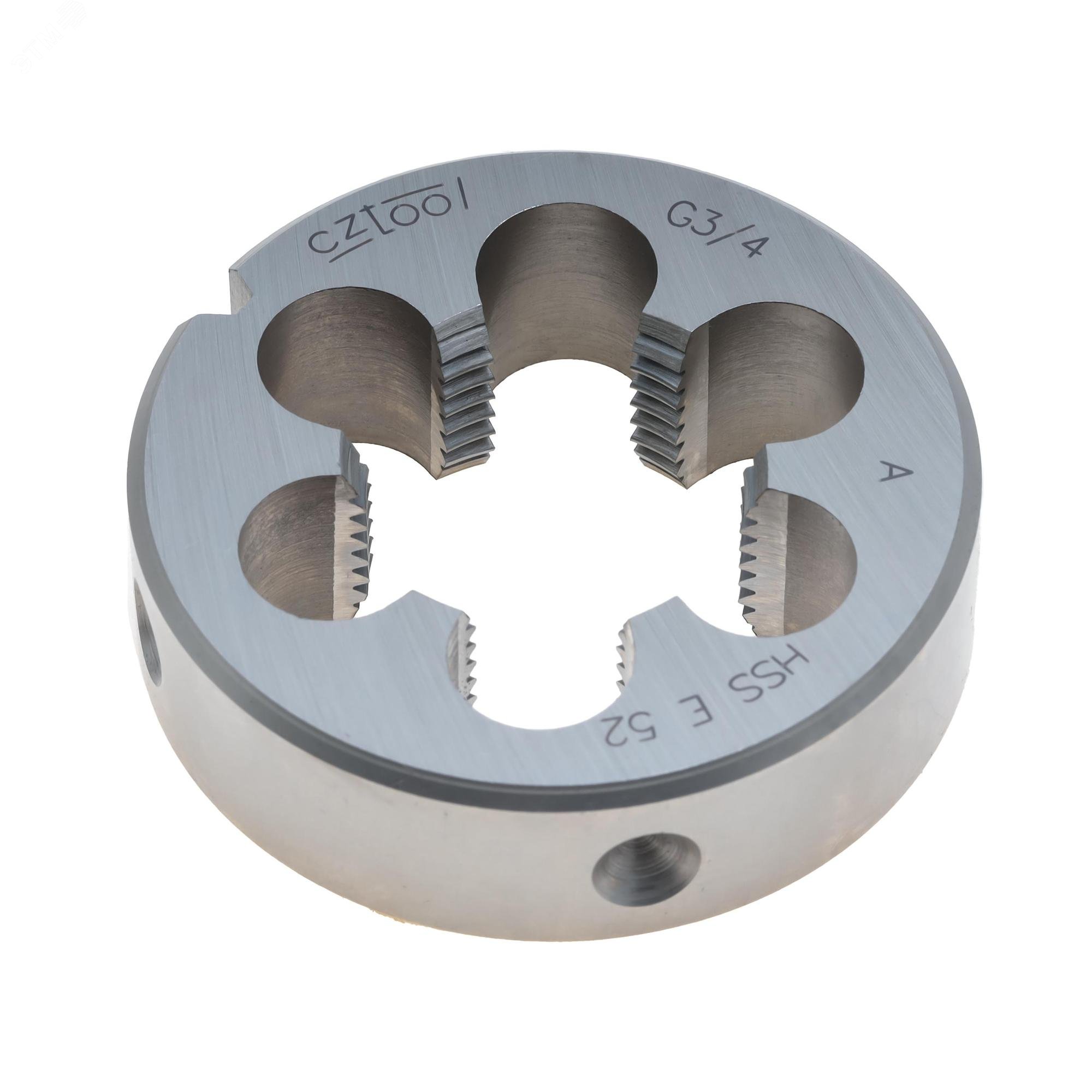 Изображение товара Плашка трубная G 3/4-14 HSSE DIN24231A 55x16мм для резьбы в металле