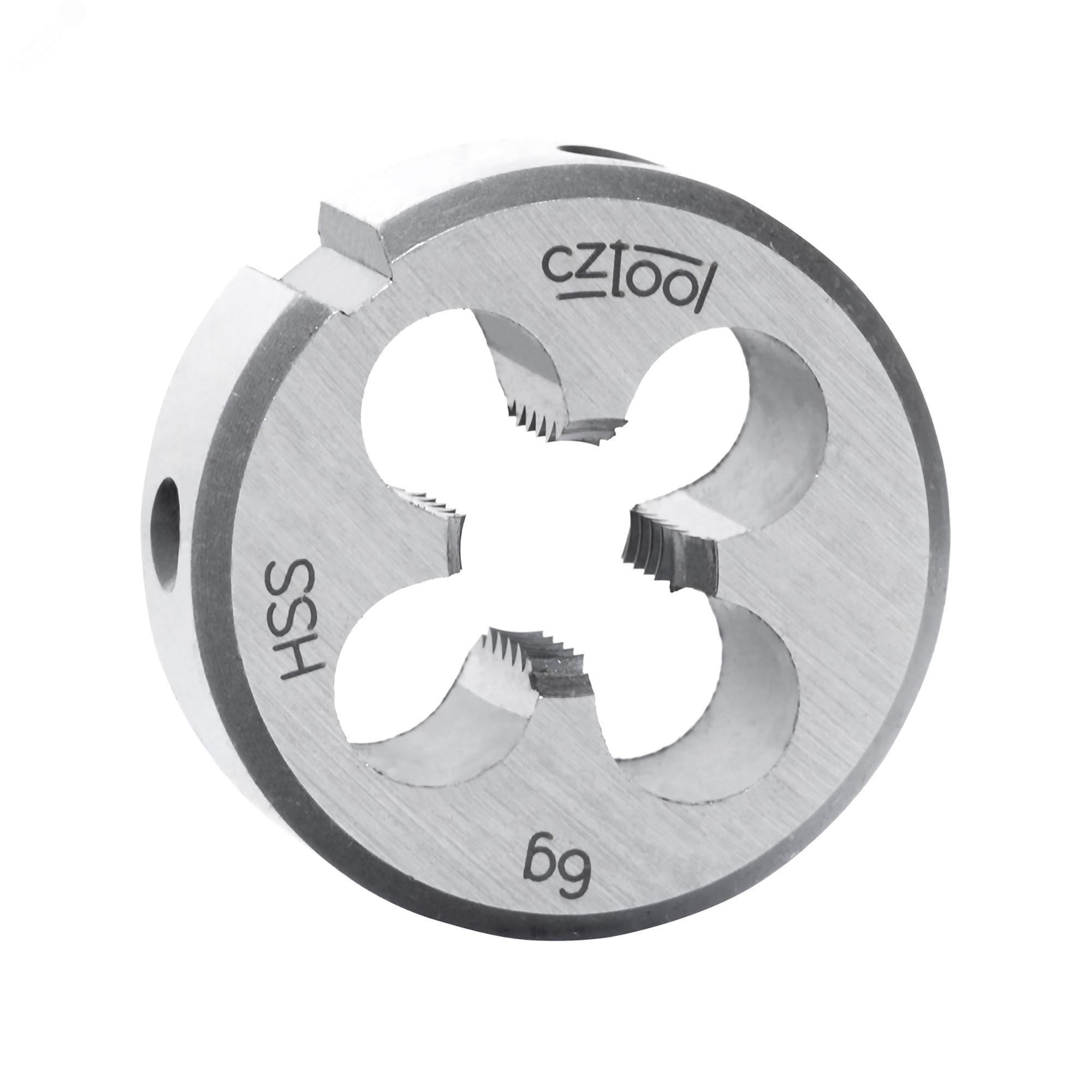 Изображение товара Плашка М11х1,0 HSS DIN22568 6g 30х11мм для точной резьбы из стали и металлов