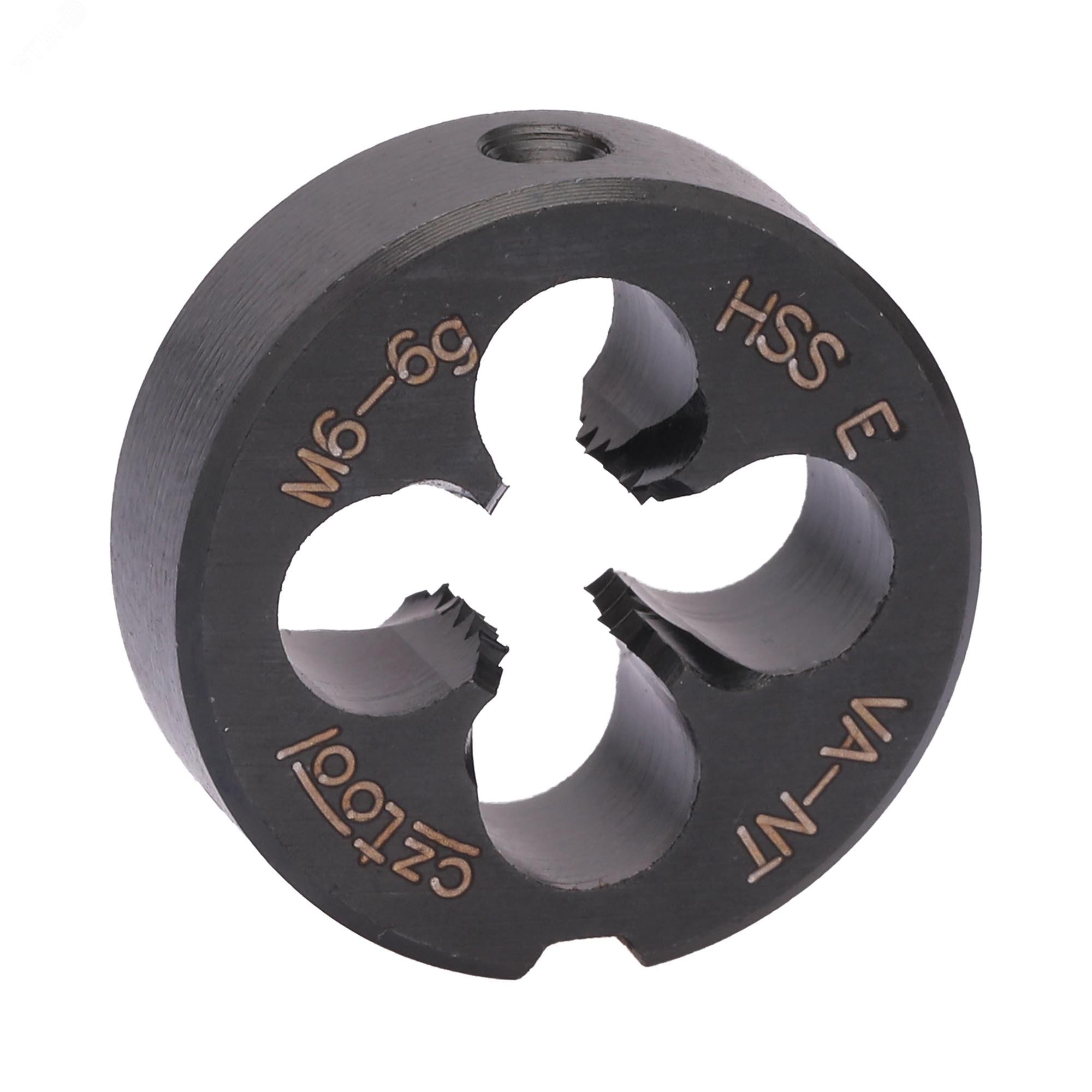 Изображение товара Плашка М6х1,0 HSSE-VA-NT DIN22568 6g 20х7мм (шт)