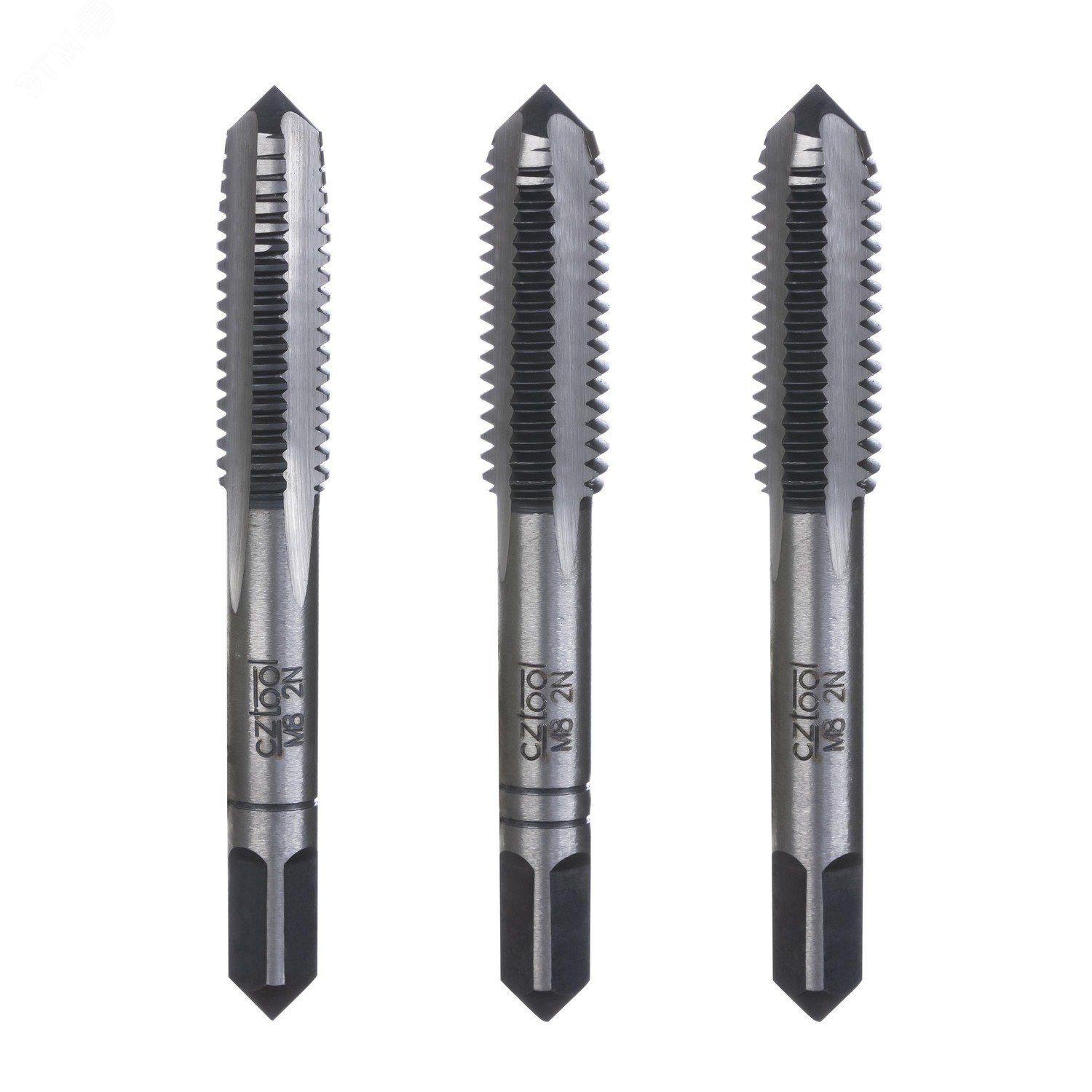 Изображение товара Набор метчиков 3шт М8х1,25 115CrV3 (комплект)