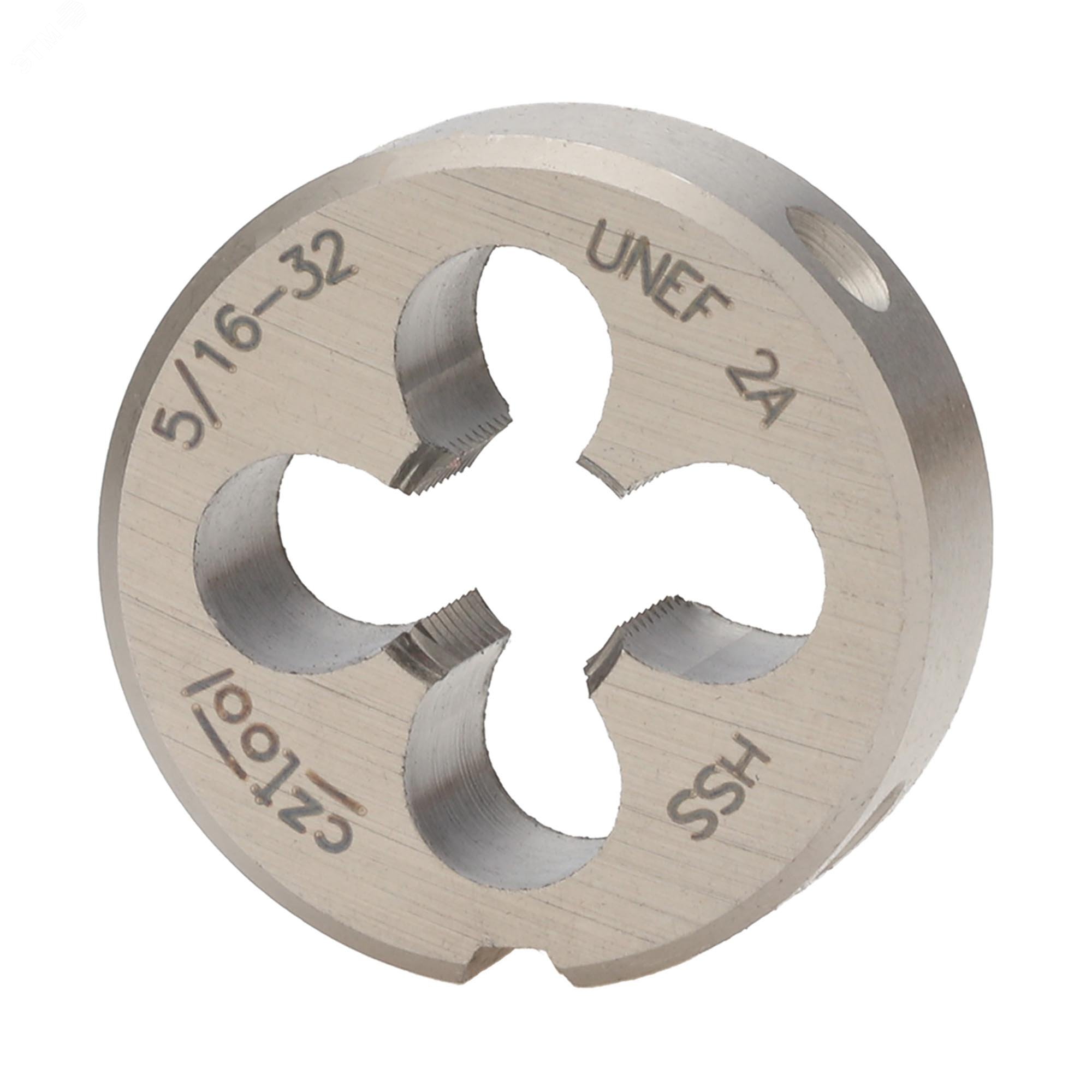 Изображение товара "Плашка дюймовая UNEF 5/16""-32 HSS DIN22568 2A 25x9мм " (шт)