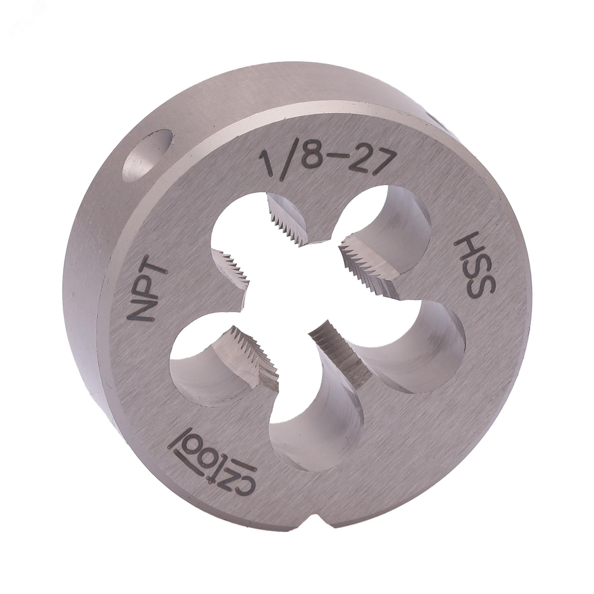 Изображение товара "Плашка коническая NPT 1/8""-27 HSS DIN24230 30x11мм " (шт)