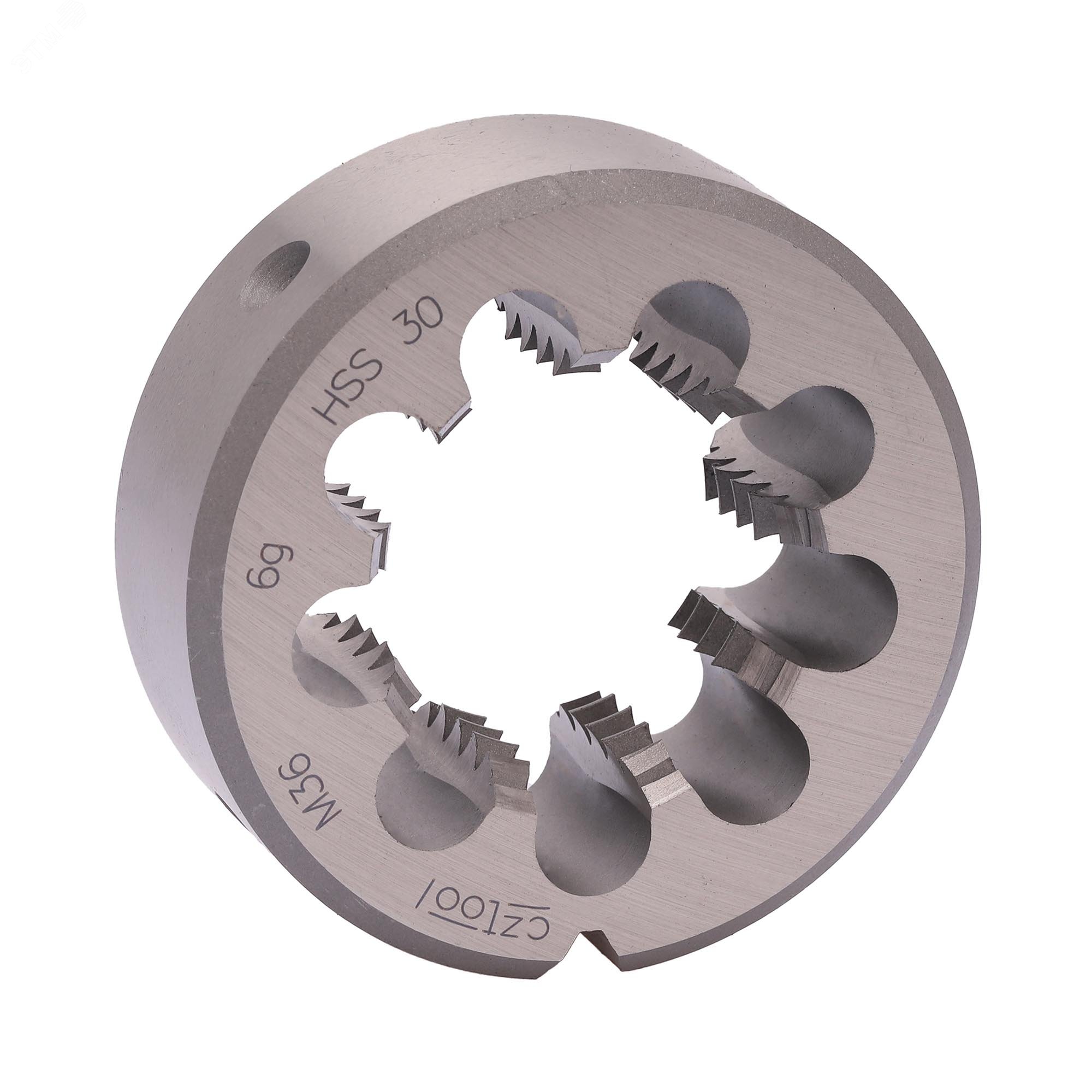 Изображение товара Плашка М36х4,0 HSS DIN22568 для нарезки резьбы тяжелых условий работы