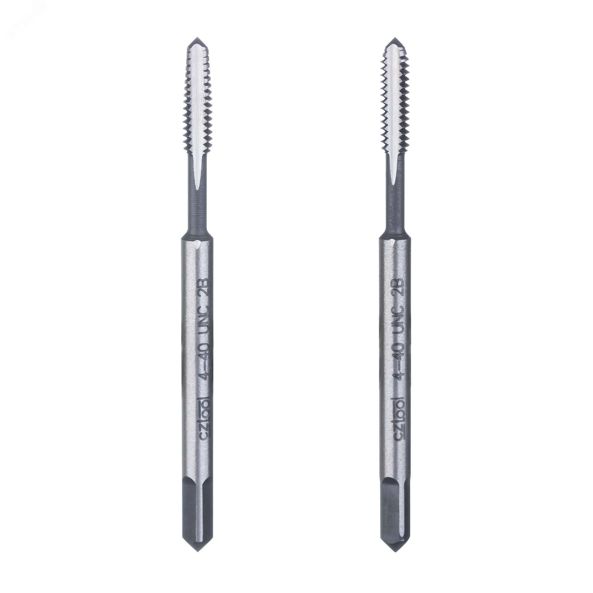 Изображение товара Набор метчиков 2шт UNC №4 -40 115CrV3 (комплект)