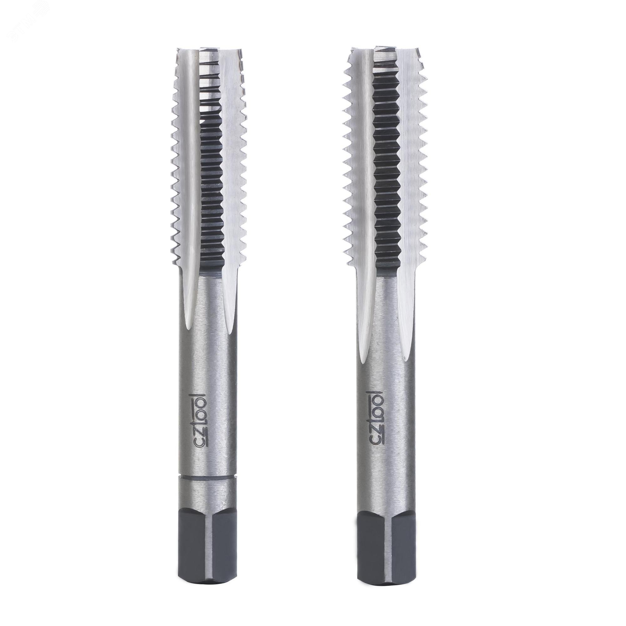 Изображение товара Набор метчиков 2шт М15х1,5 из инструментальной стали 115CrV3 комплект Чехия