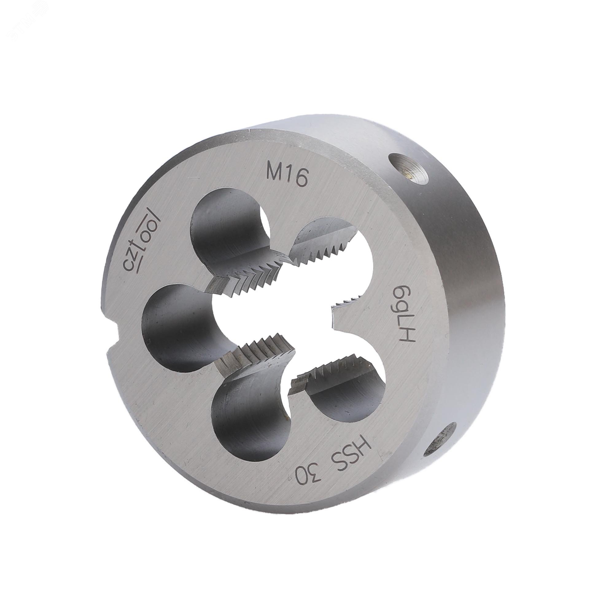 Изображение товара Плашка левая М16х2,0 HSS DIN22568 6g 45х18мм (шт)