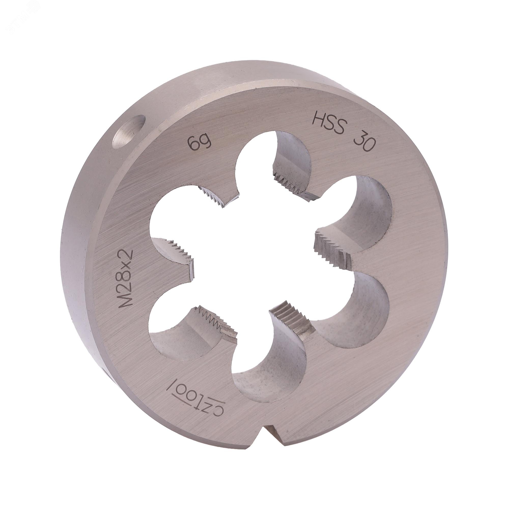 Изображение товара Плашка М28х2,0 HSS DIN22568 6g 65х18мм для нарезания резьбы