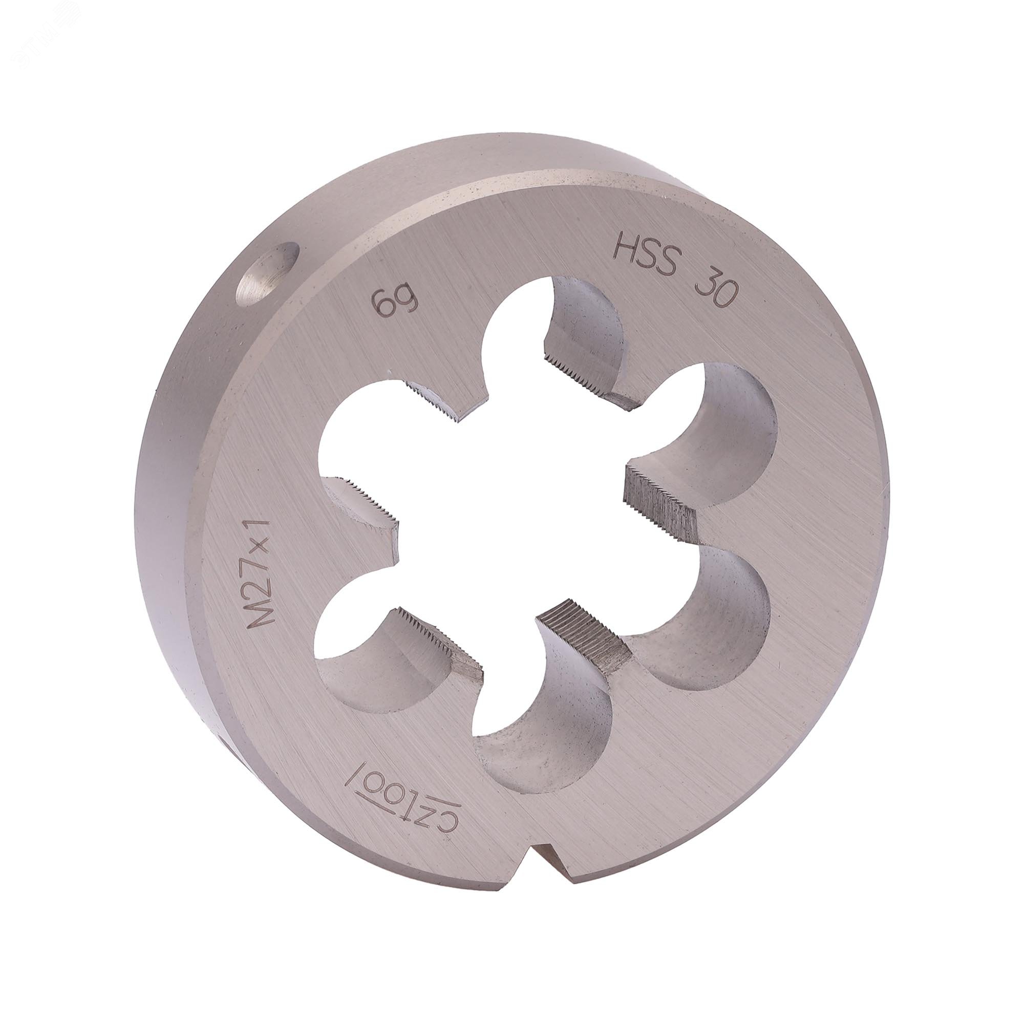 Изображение товара Плашка М27х1,0 HSS DIN22568 65мм для нарезания резьбы металл