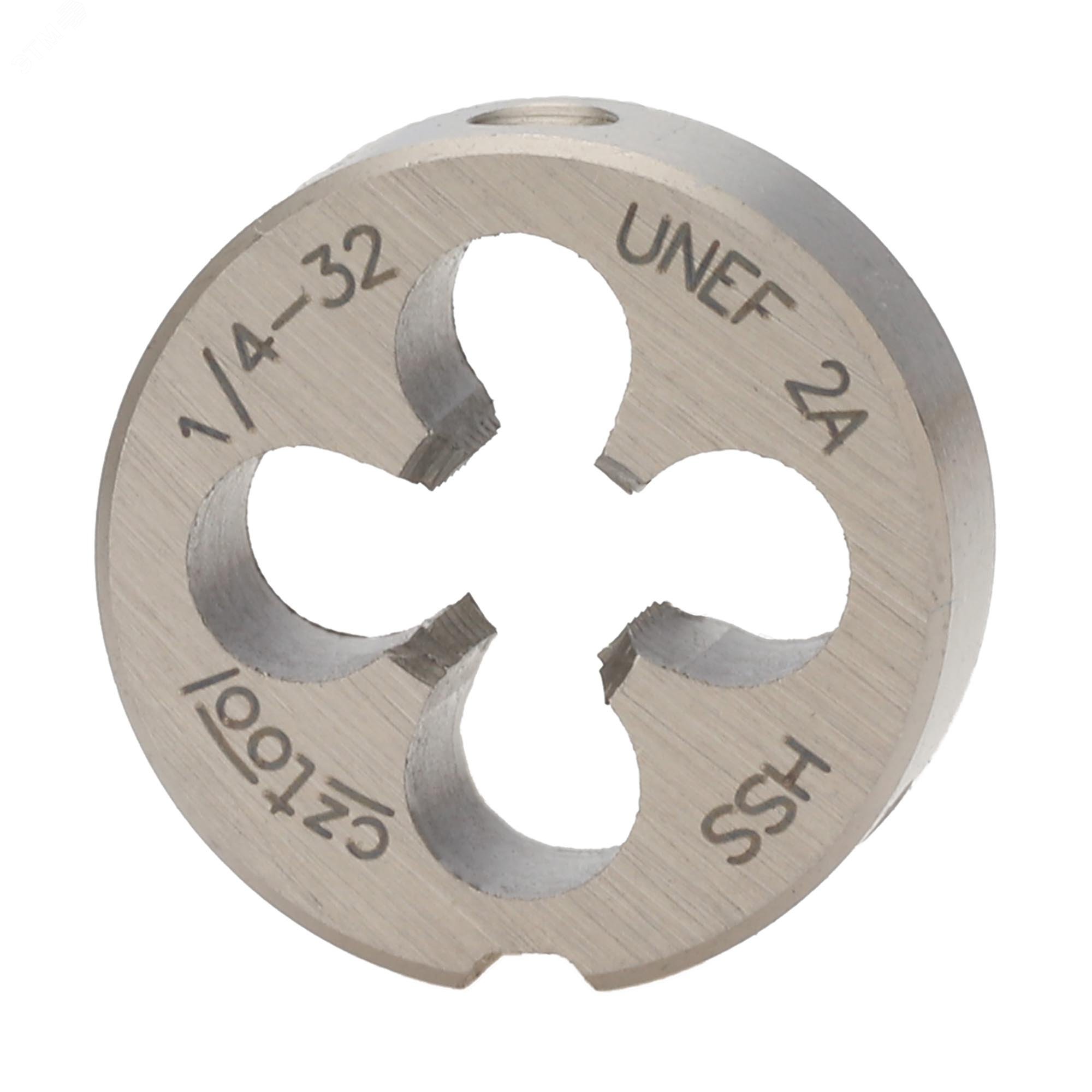 Изображение товара Плашка дюймовая UNEF 1/4-32 HSS DIN22568 ручная для резьбы