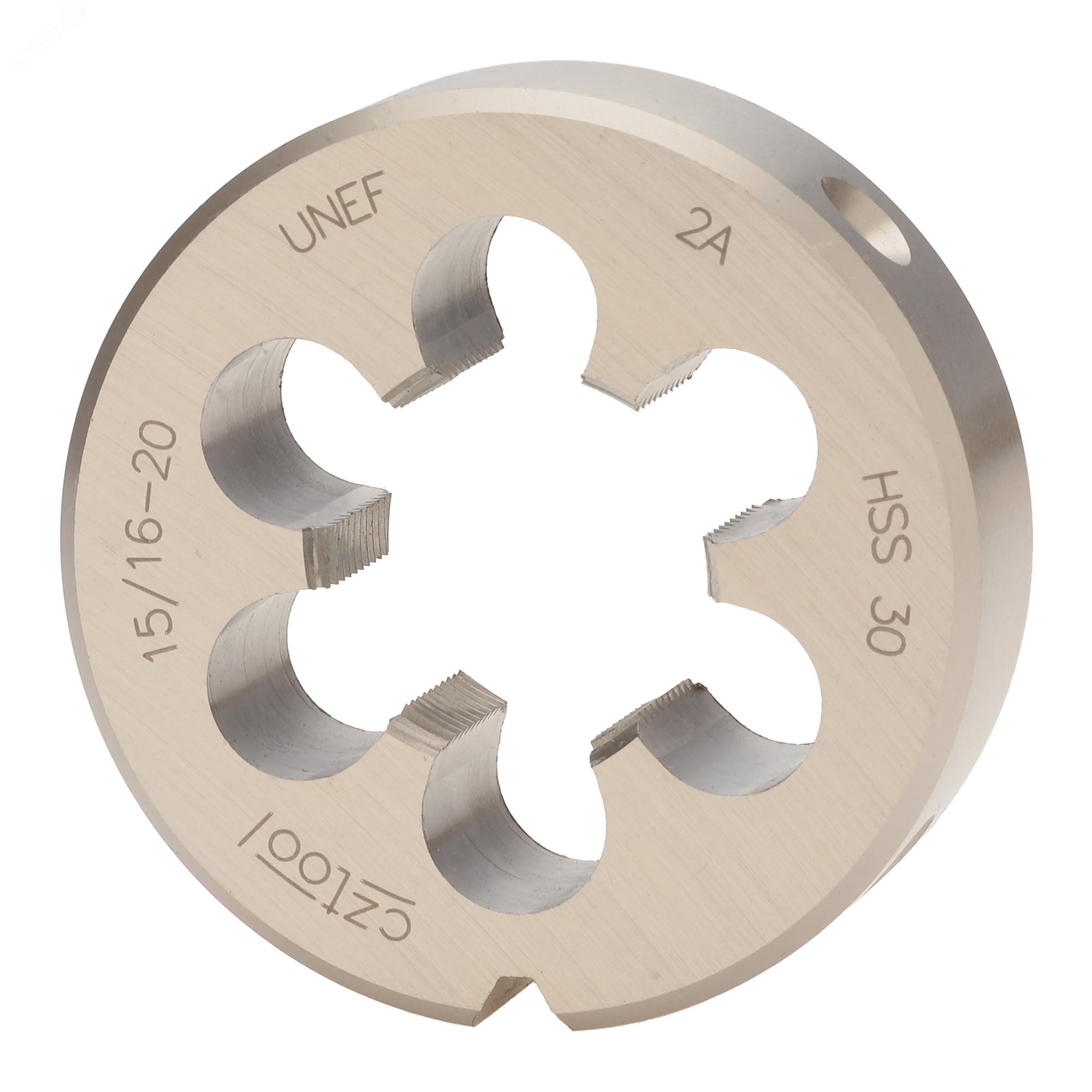 Изображение товара Плашка дюймовая UNEF 15/16"-20 HSS для металлов и сплавов