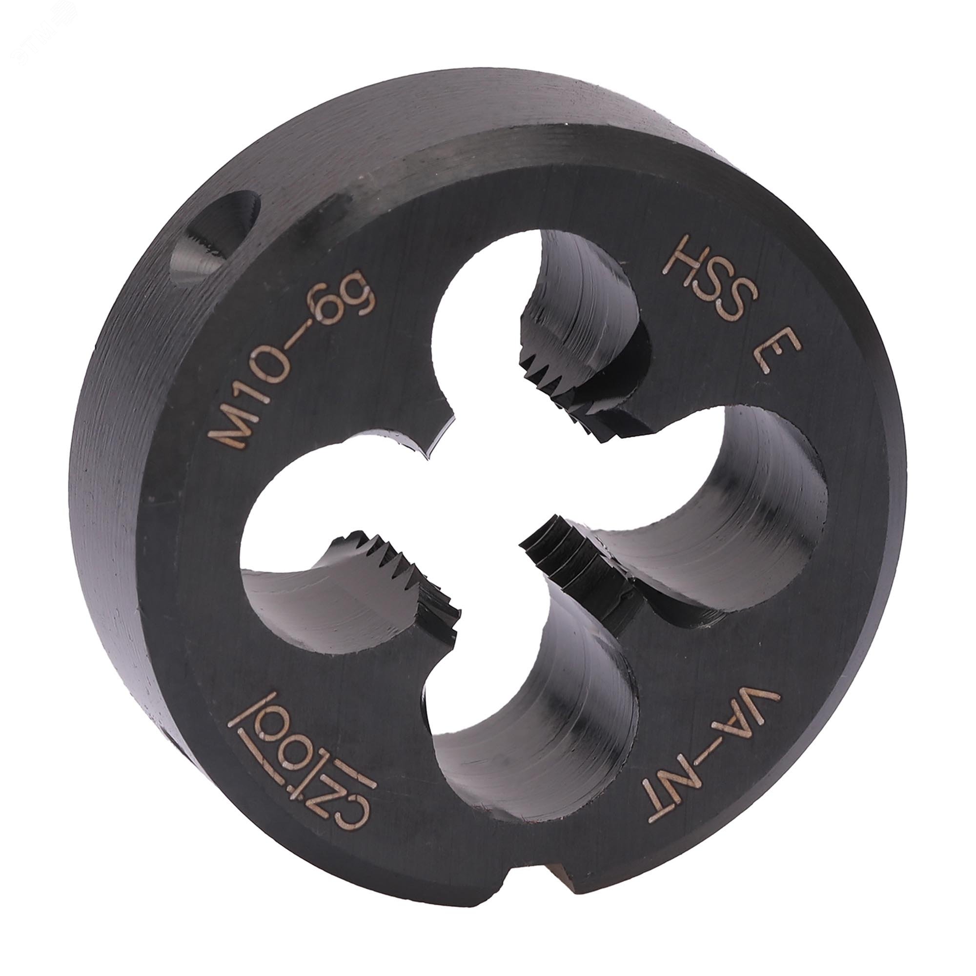 Изображение товара Плашка М10х1,5 HSSE-VA-NT DIN22568 6g из быстрорежущей стали 30мм