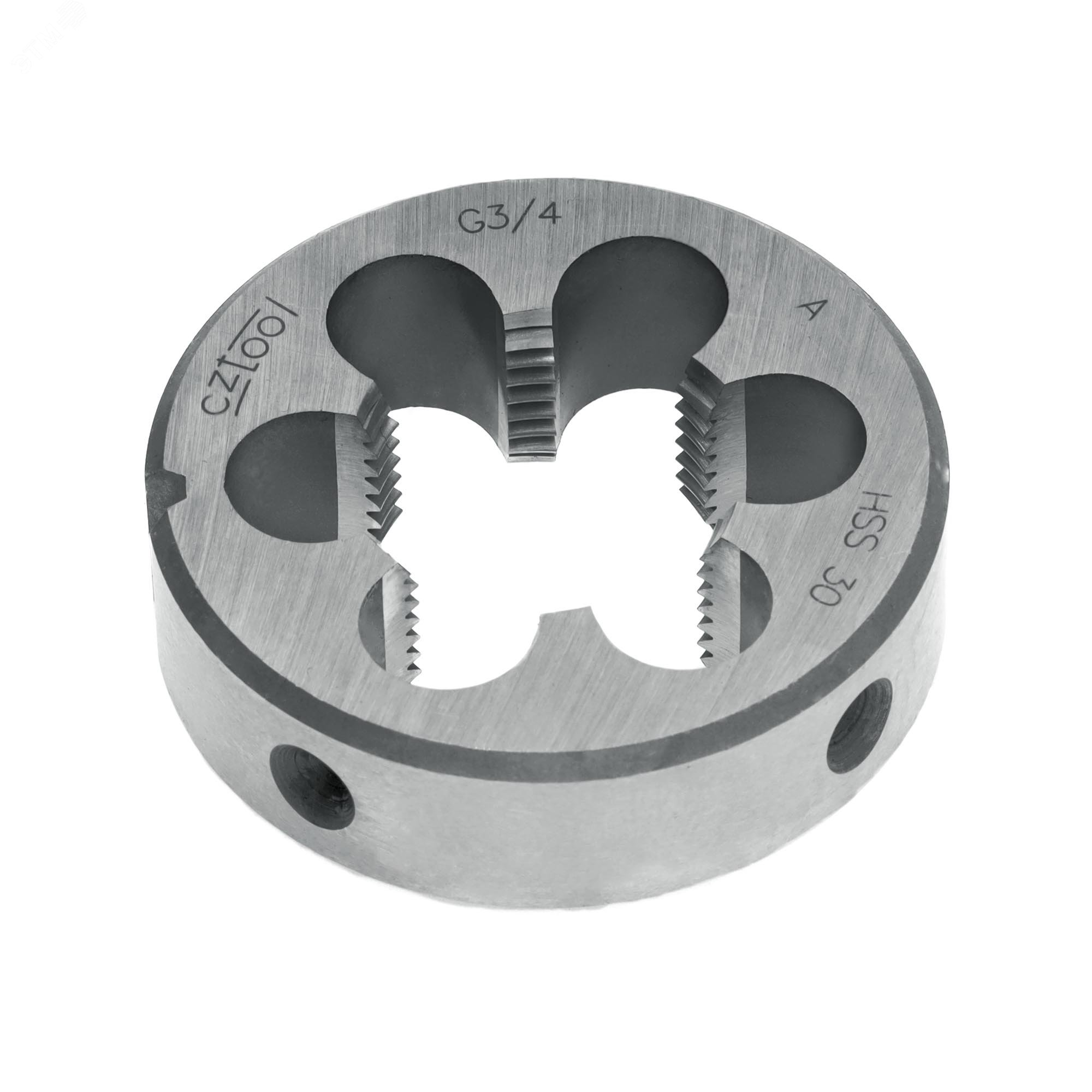 Изображение товара Плашка трубная G 3/4"-14 HSS DIN24231A 55x16мм