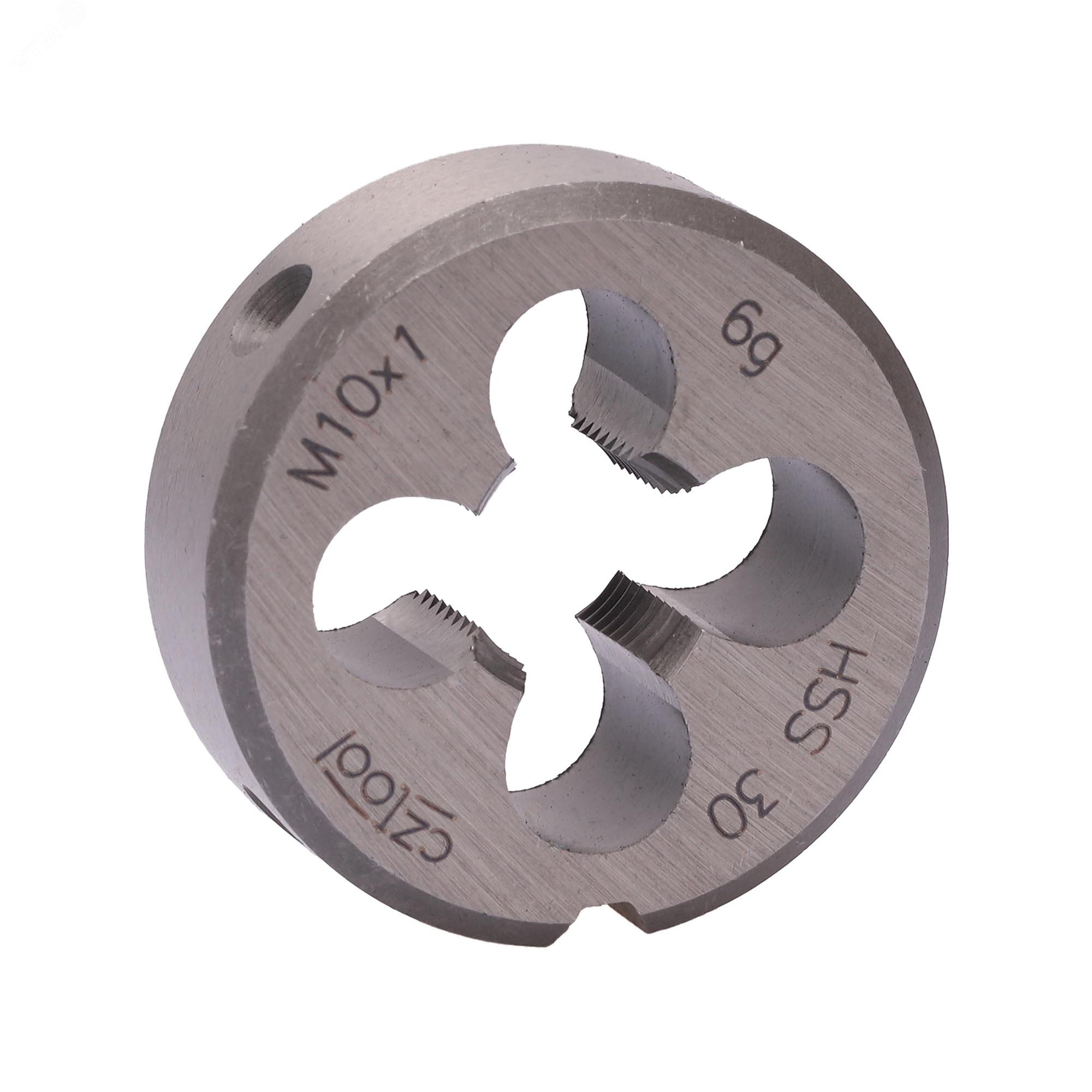 Изображение товара Плашка М10х1,0 HSS DIN22568 6g 30х11мм (шт)